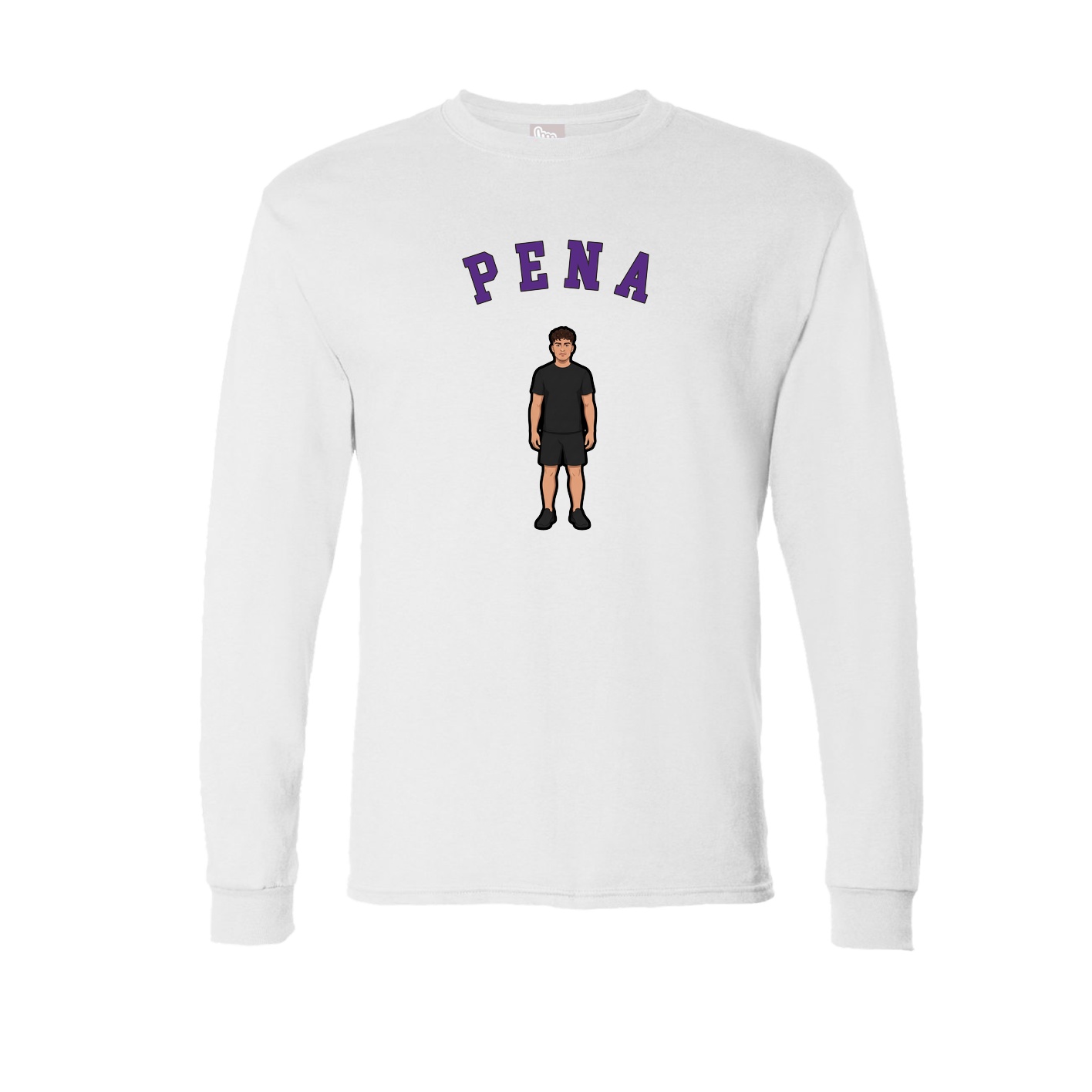 Long Sleeve Tee — Shirsey Arch in White