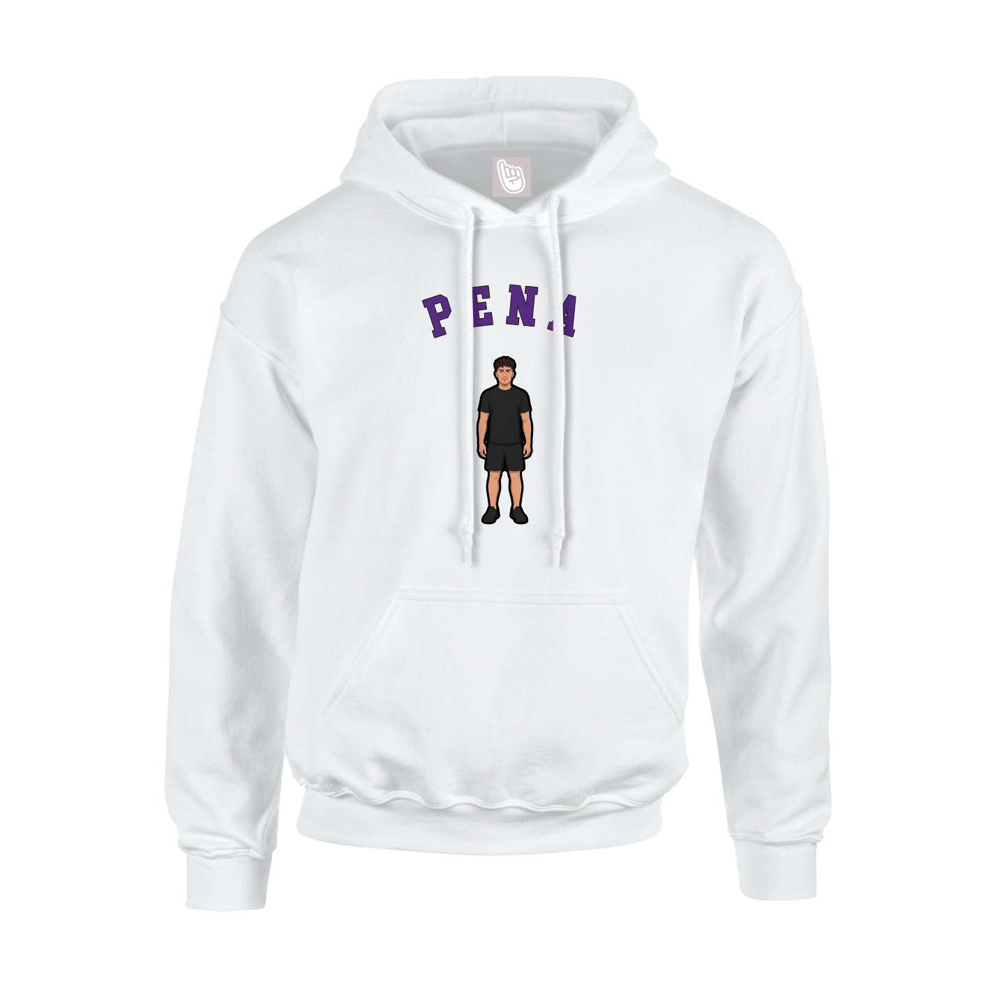 Youth Hoodie — Shirsey Arch in White
