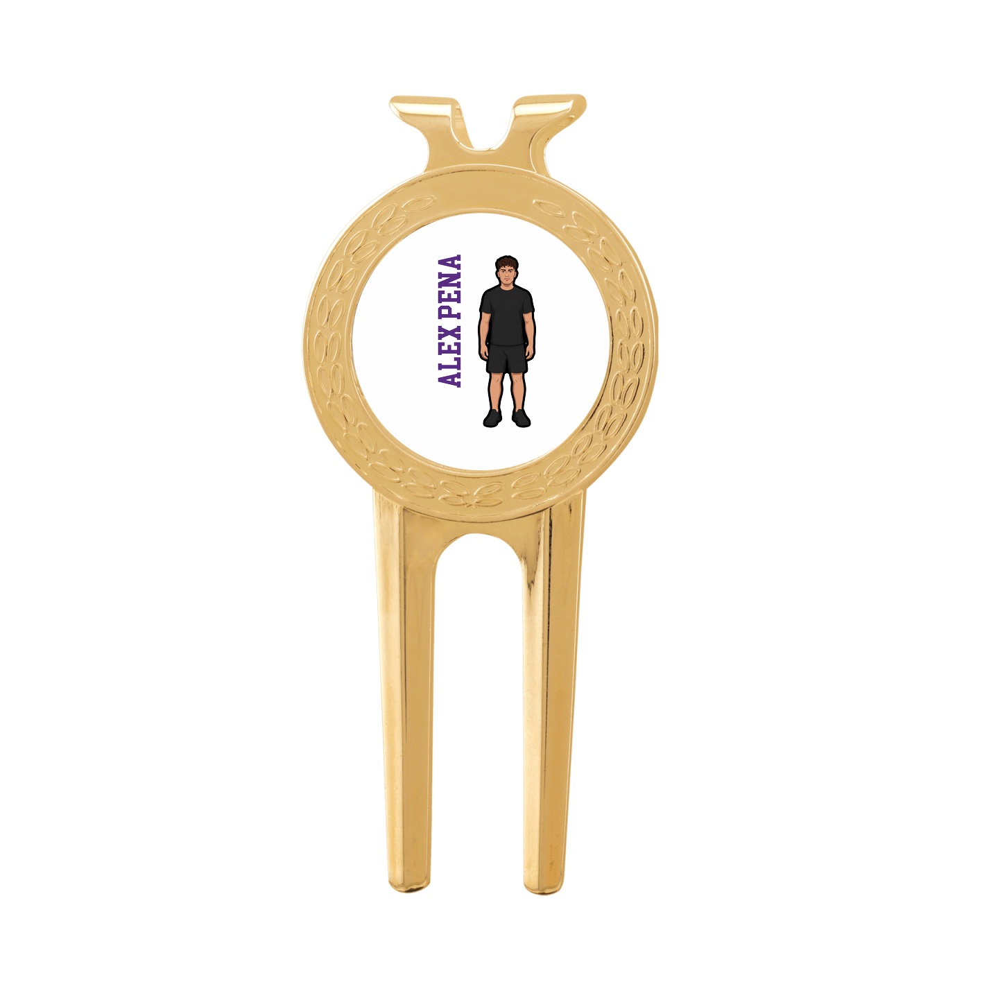Divot Tool with Ball Marker — Name Vertical in Classic