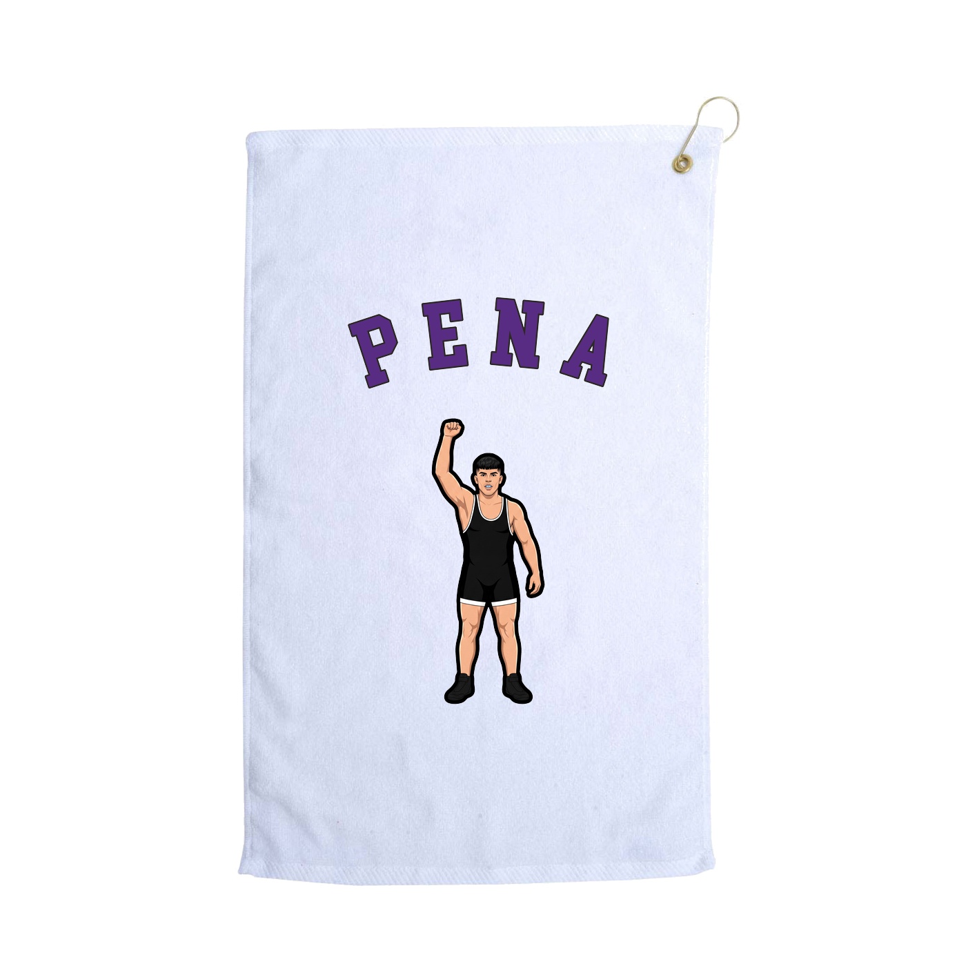 Golf Towel — Shirsey Arch in White