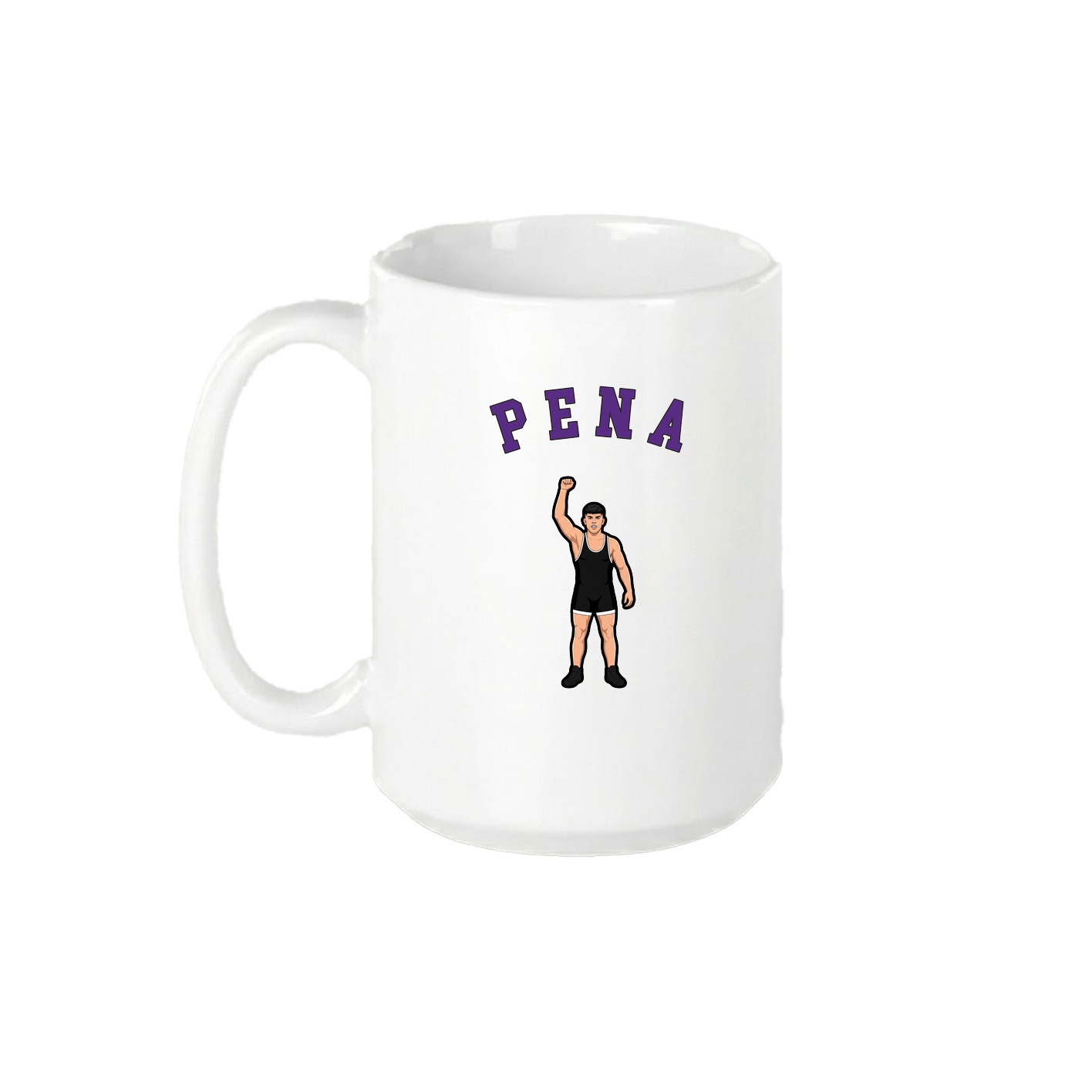 15oz Coffee Mug — Shirsey Arch in White