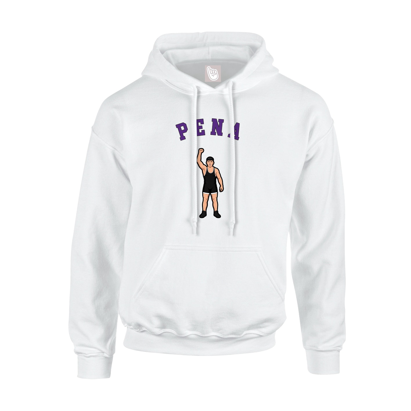 Youth Hoodie — Shirsey Arch in White