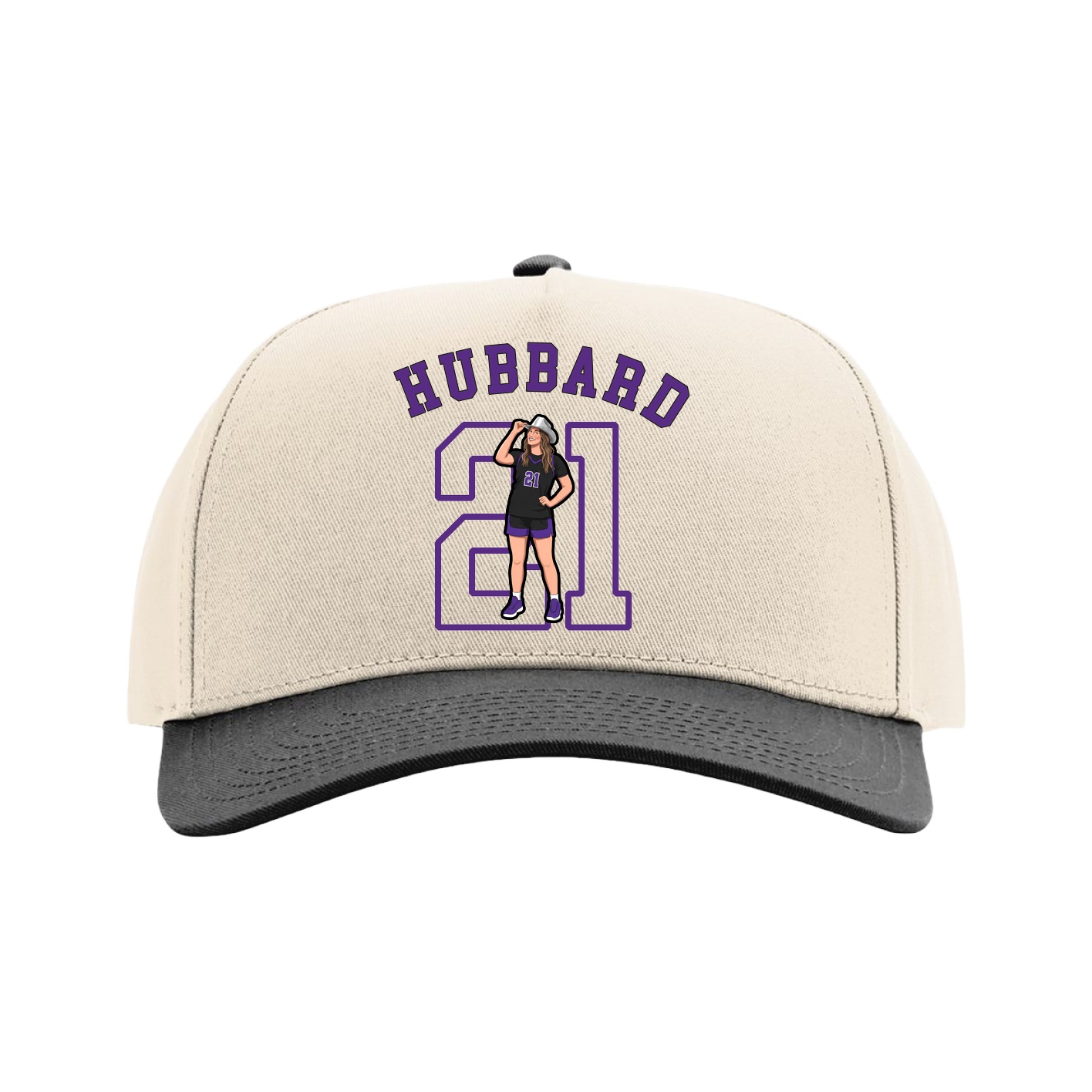 Full Fabric Five-Panel Champ Cap