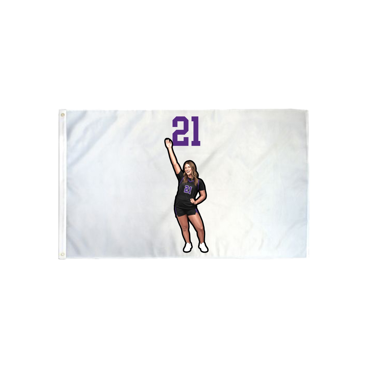 3x5 Flag — Number Top in Classic