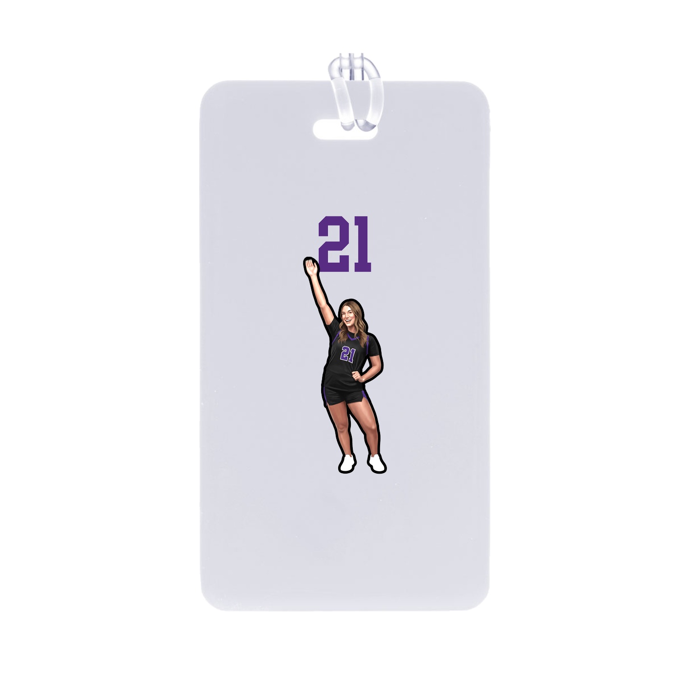 Bag Tag — Number Top in Classic