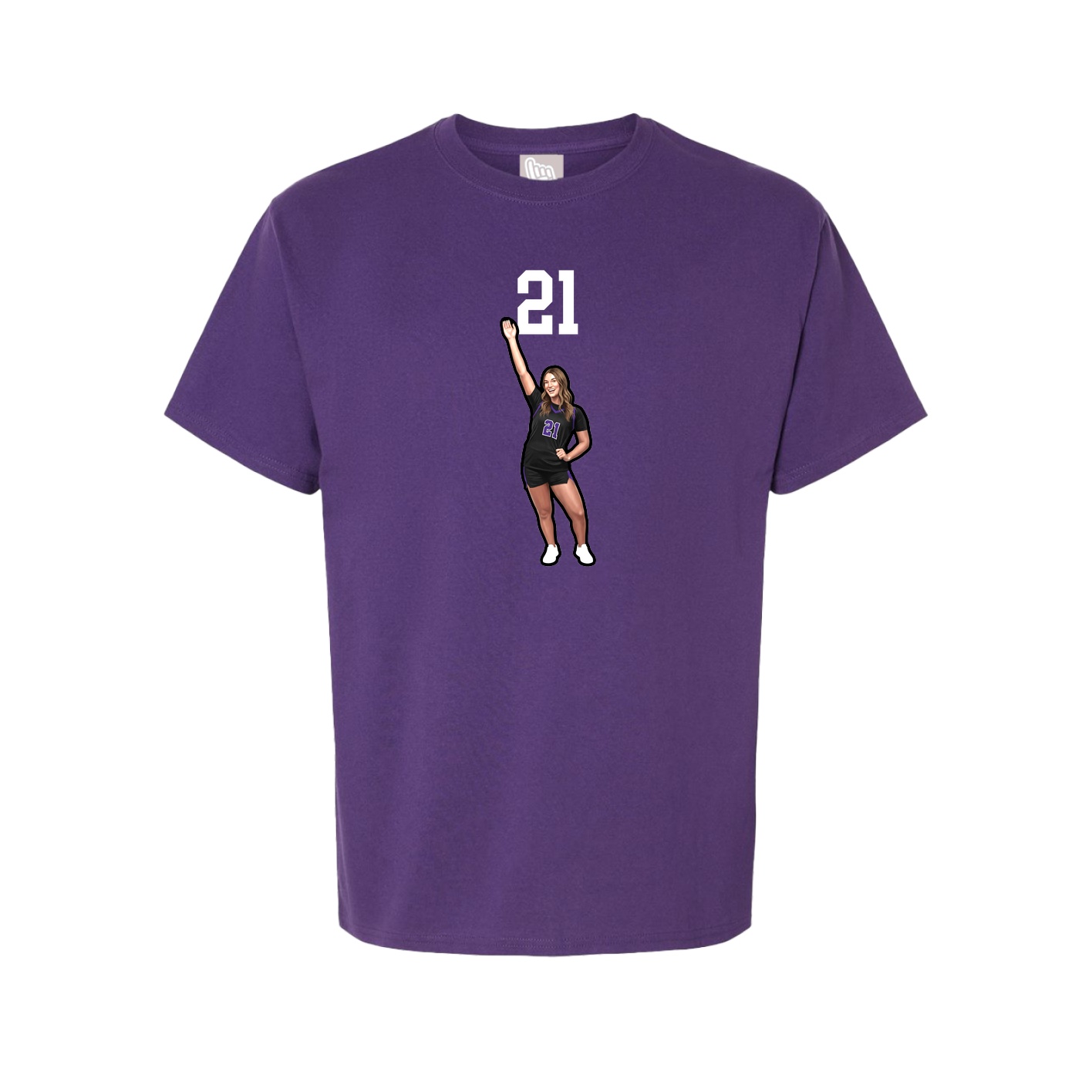 Tee — Number Top in Purple