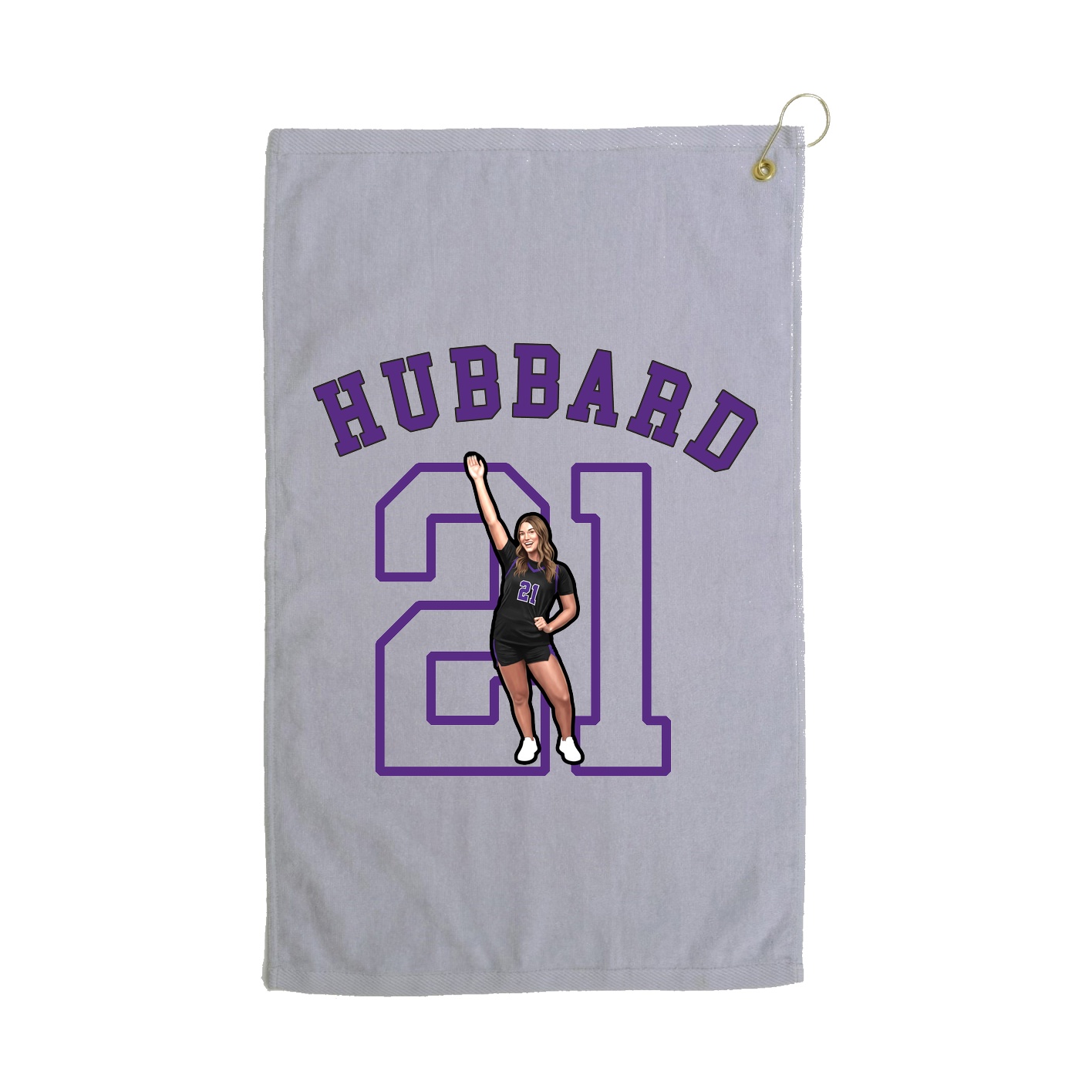 Golf Towel — Shirsey Arch in Grey