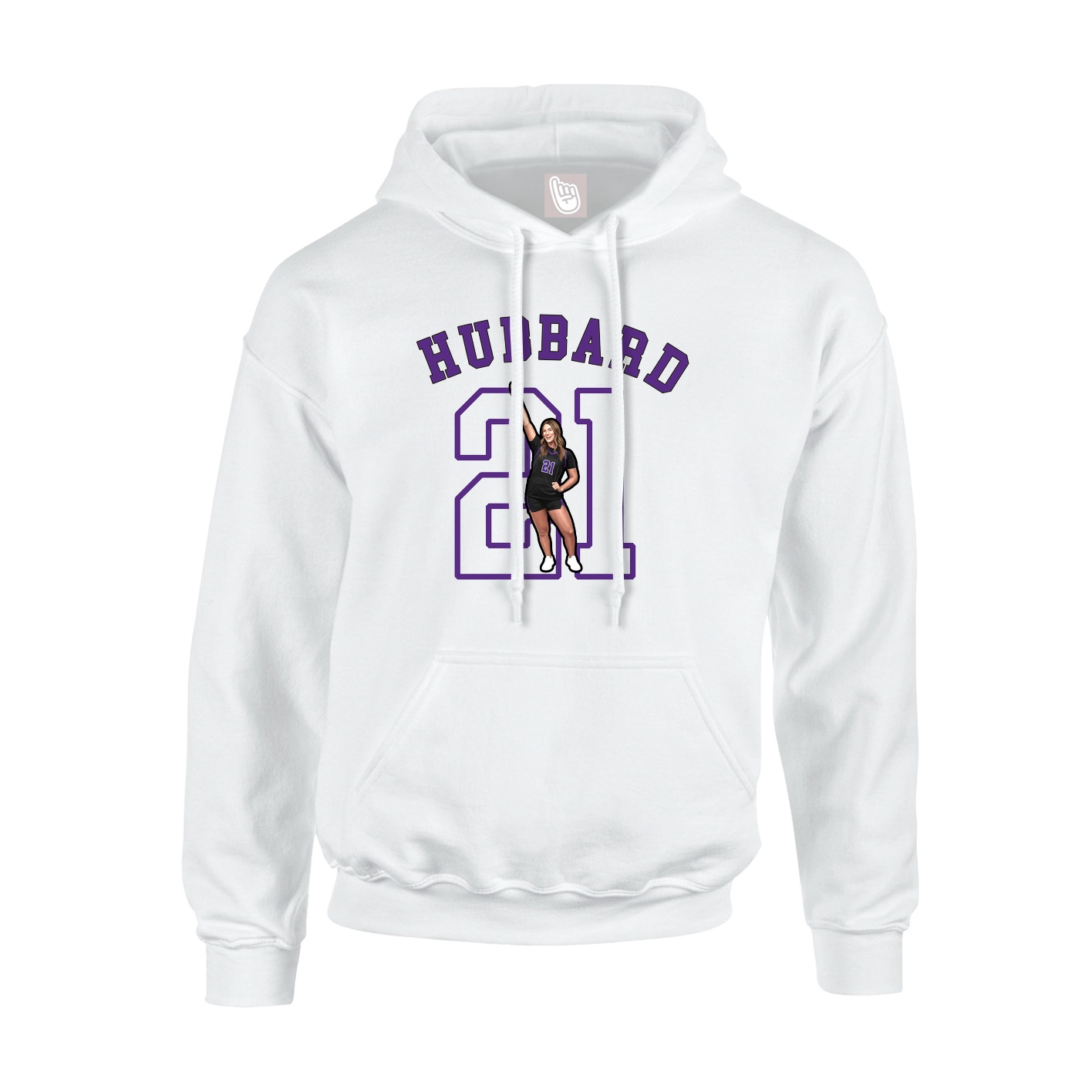 Hoodie — Shirsey Arch in White