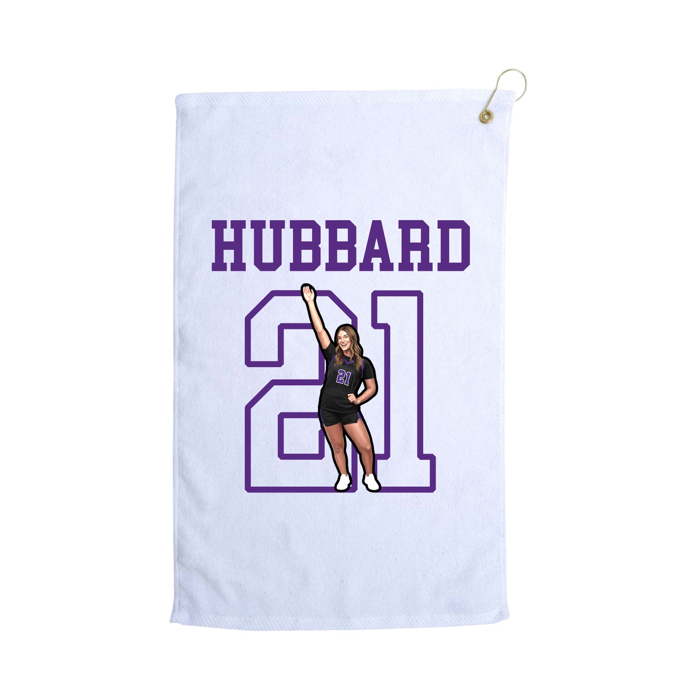 Golf Towel — Shirsey in White
