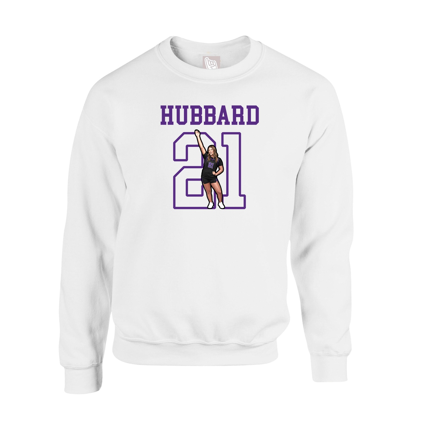 Fleece Crew — Shirsey in White