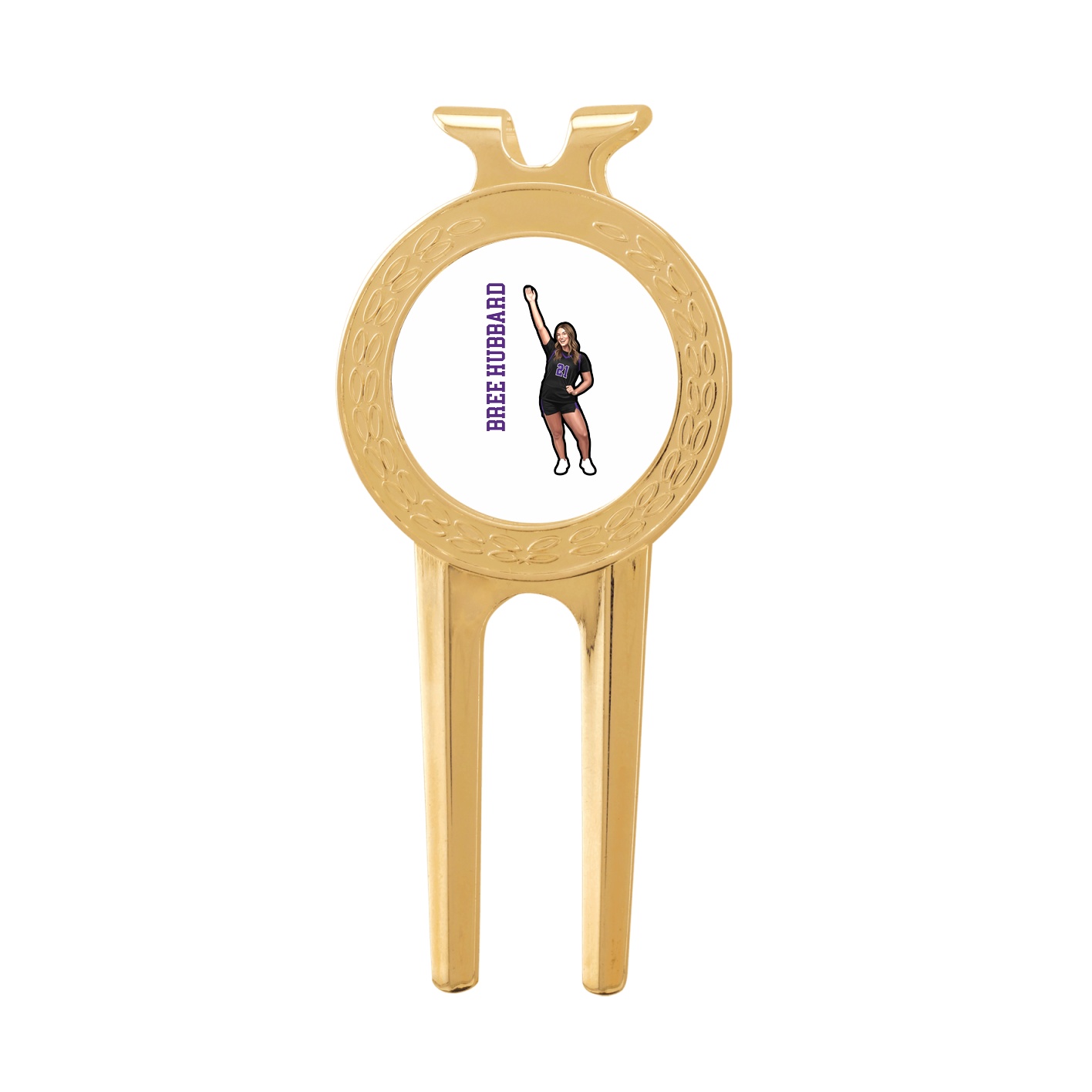 Divot Tool with Ball Marker — Name Vertical in Classic