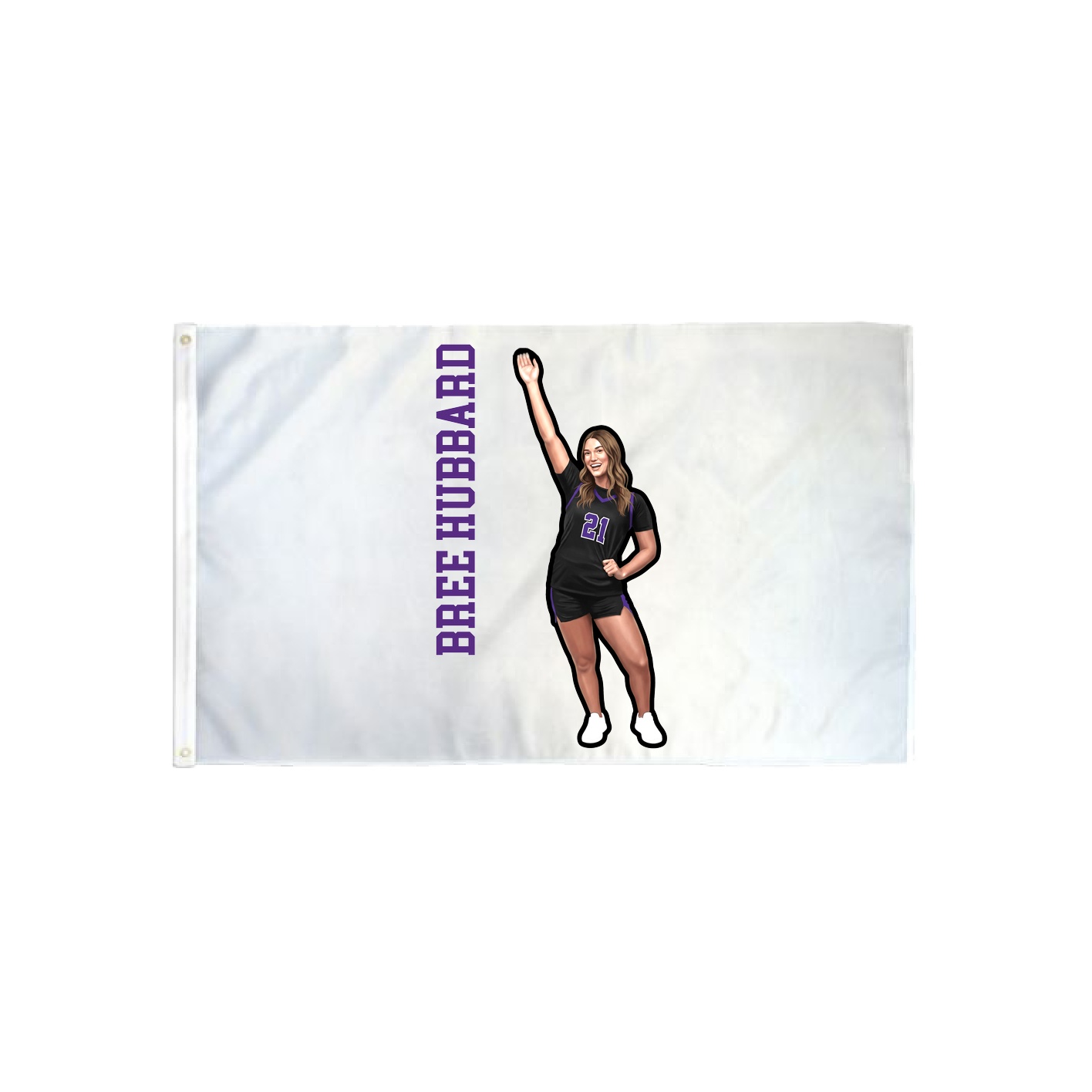 3x5 Flag — Name Vertical in Classic
