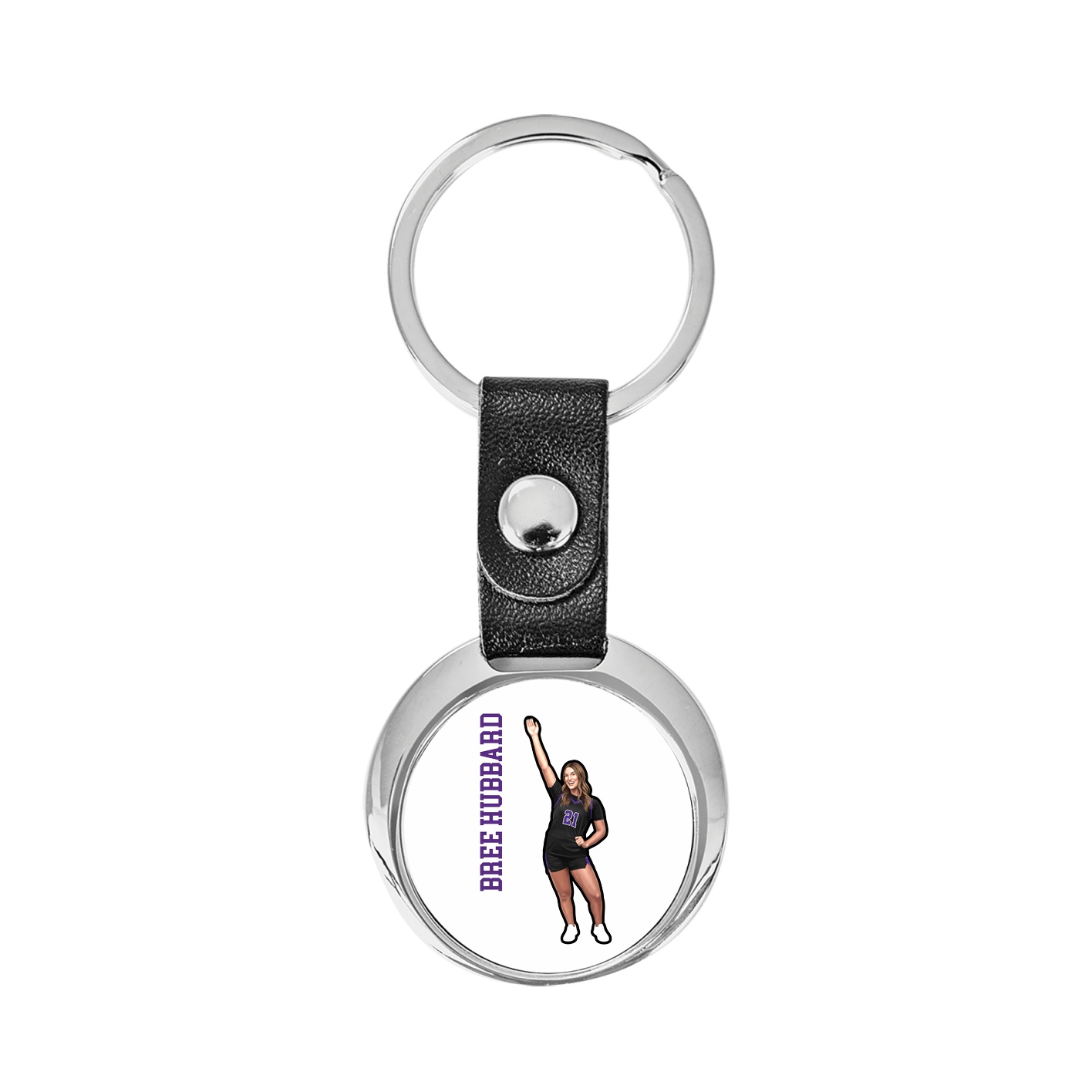 Key Chain — Name Vertical in Classic