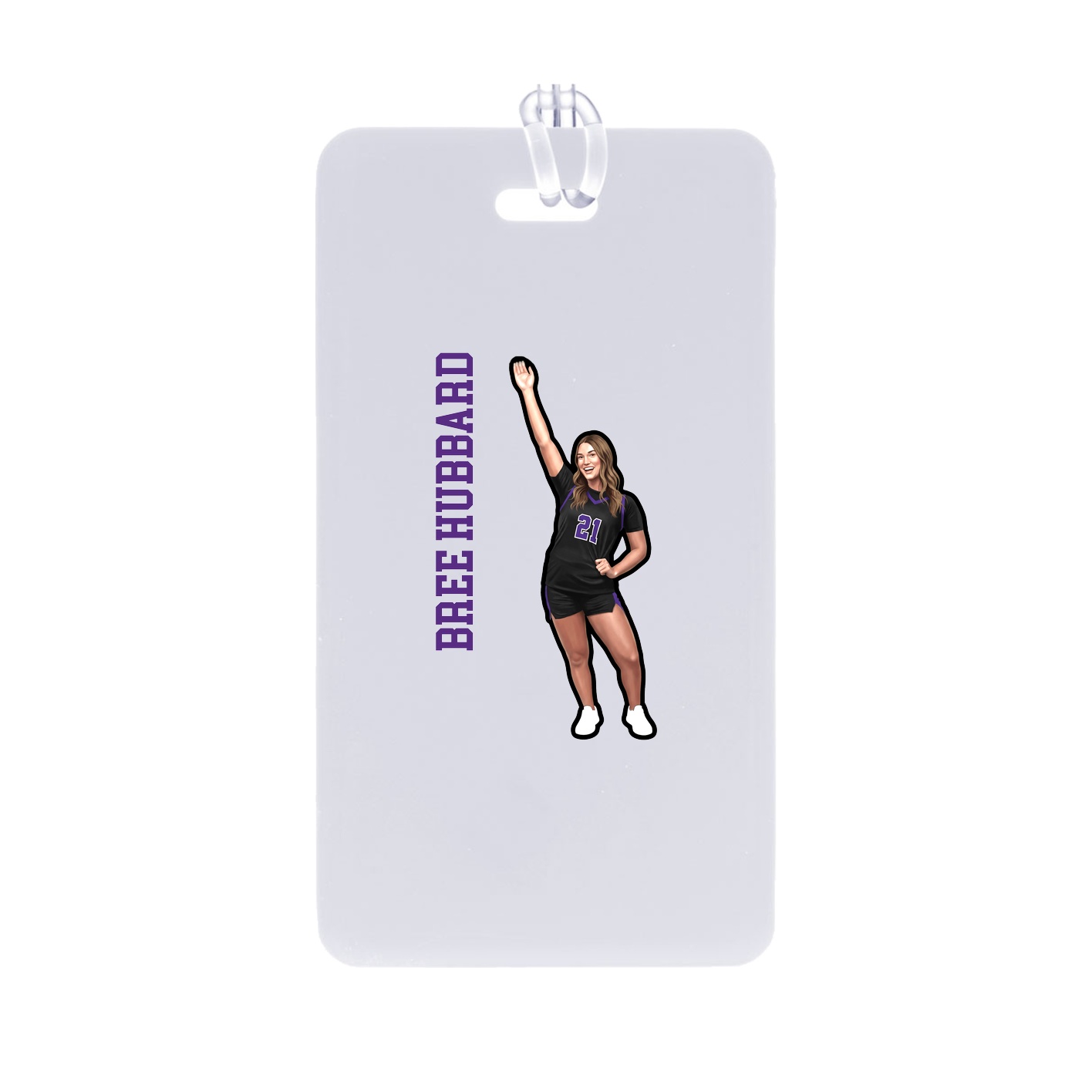 Bag Tag — Name Vertical in Classic