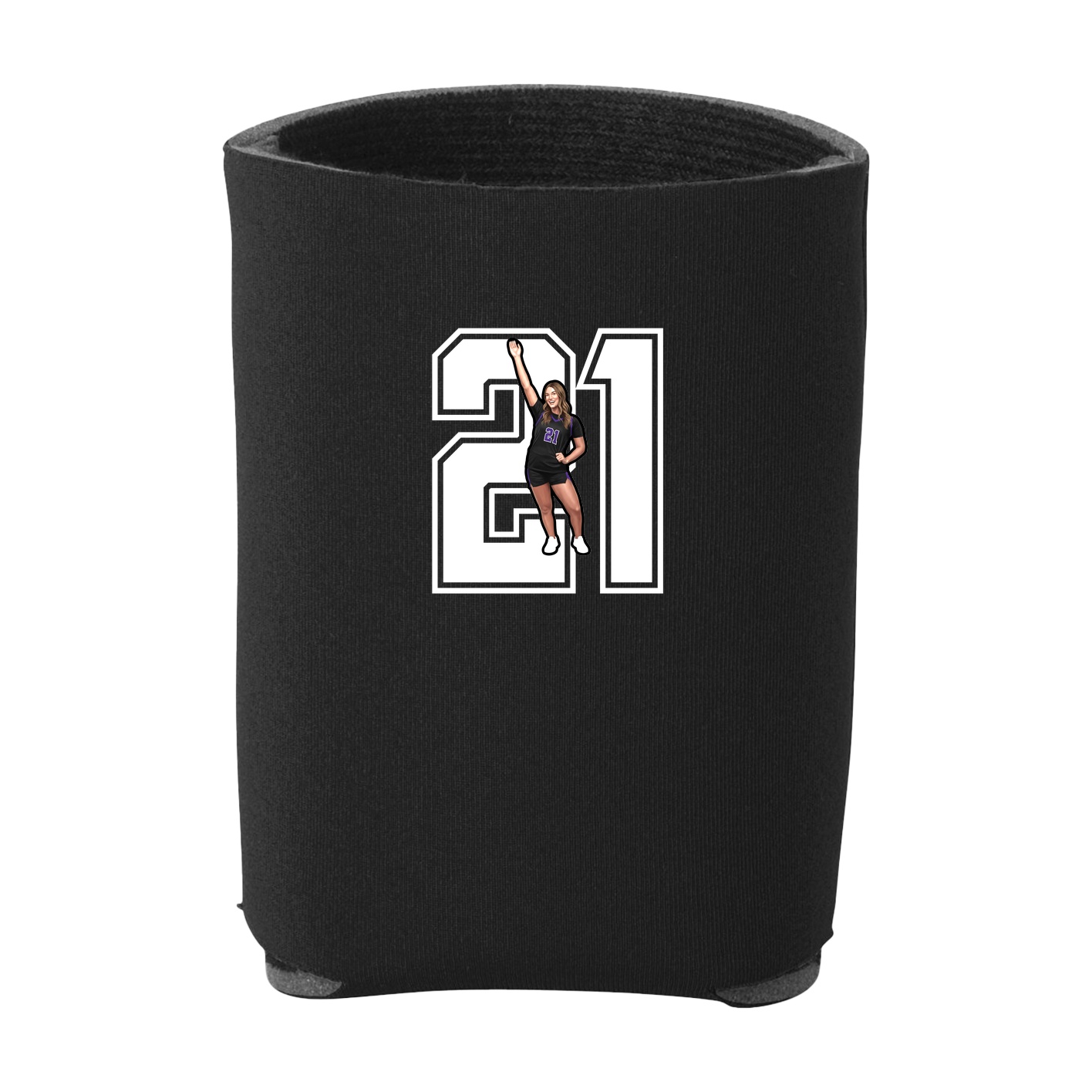 Can Holder — Number in Black