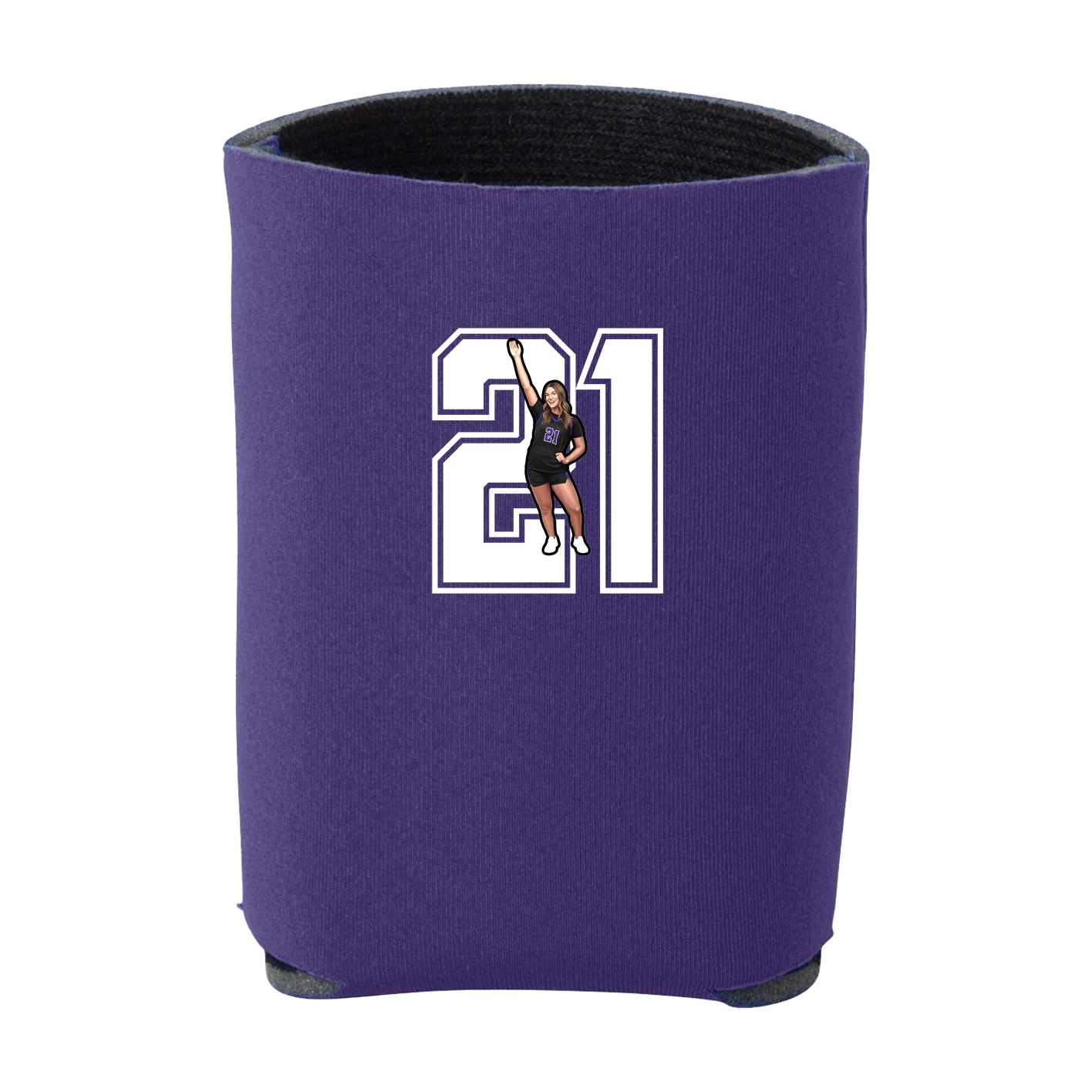 Can Holder — Number in Purple