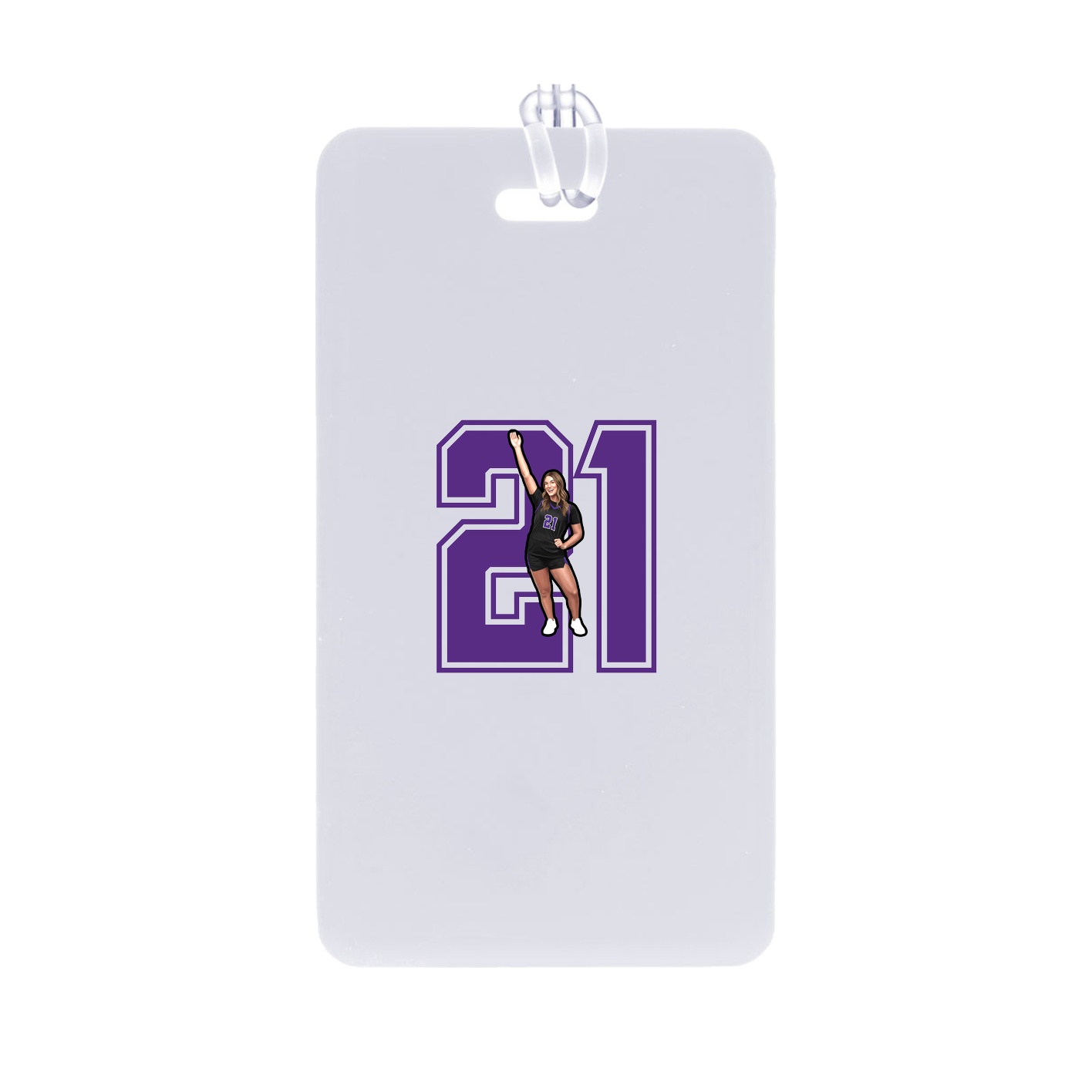 Bag Tag — Number in Classic