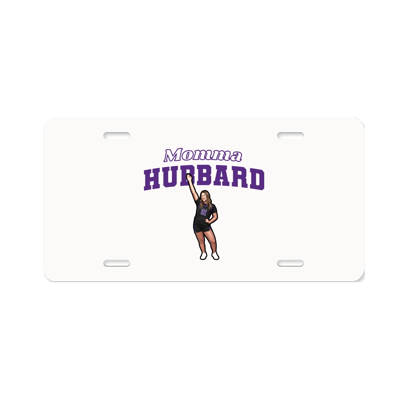 License Plate — Mothers Day Block in Classic