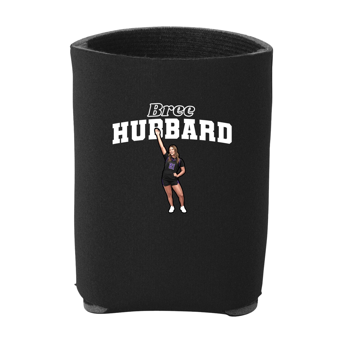 Can Holder — Name Arch in Black