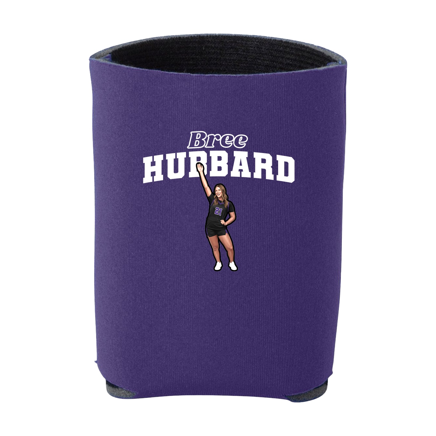 Can Holder — Name Arch in Purple