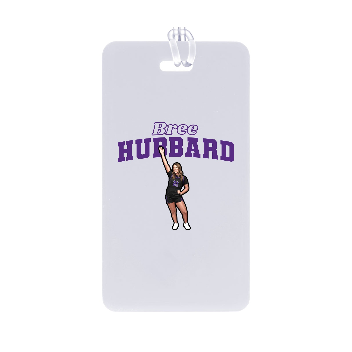 Bag Tag — Name Arch in Classic