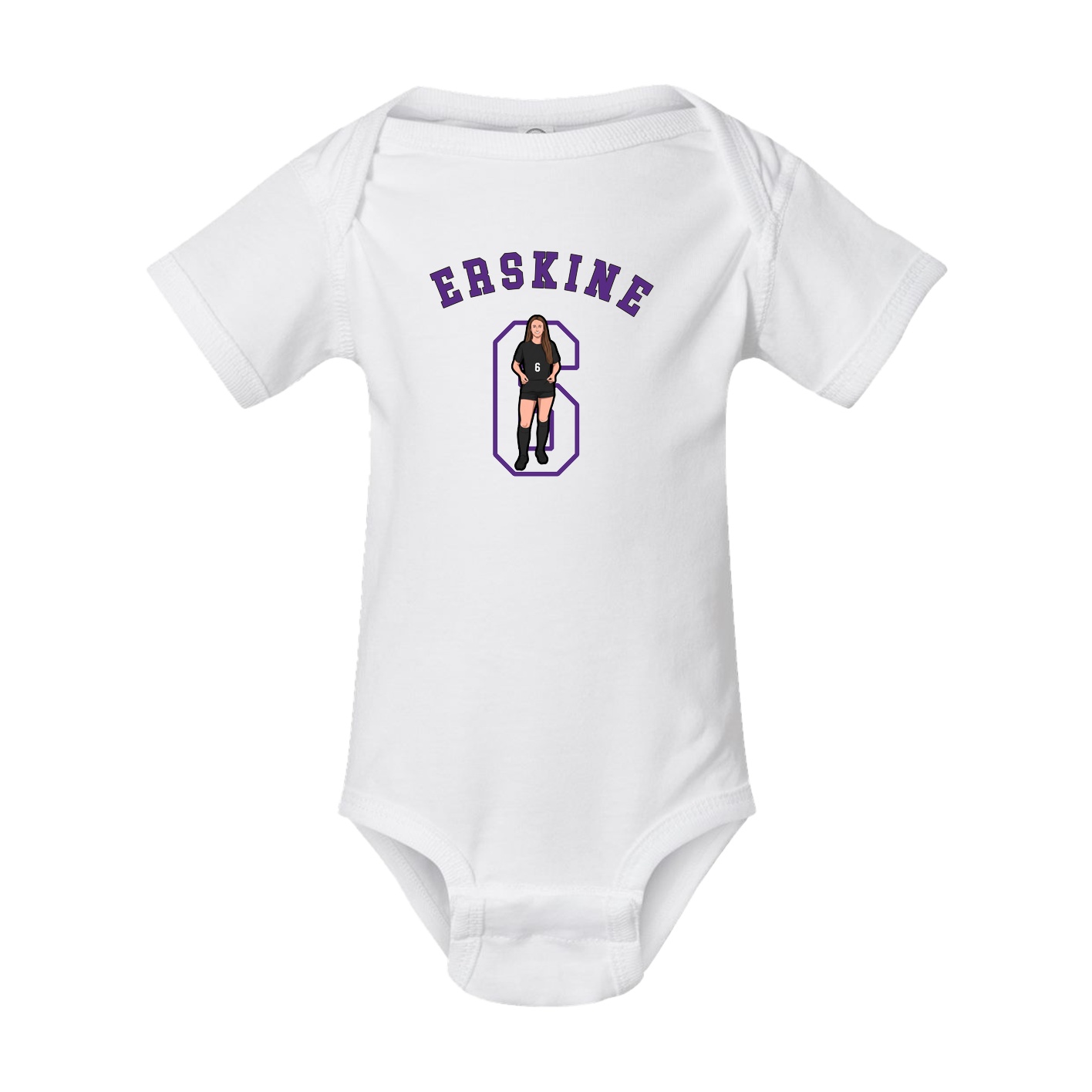Baby Onesie — Shirsey Arch in White