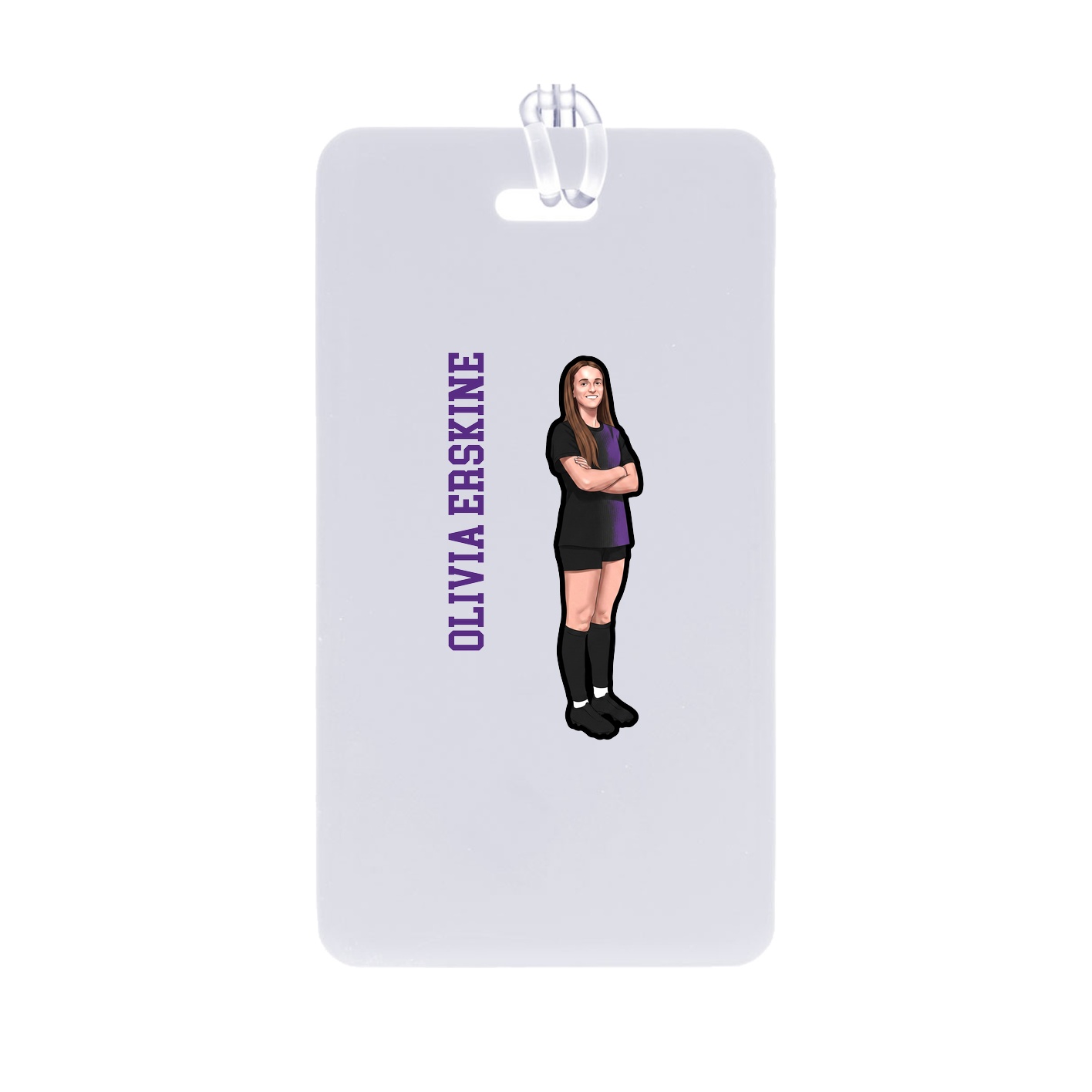 Bag Tag — Name Vertical in Classic