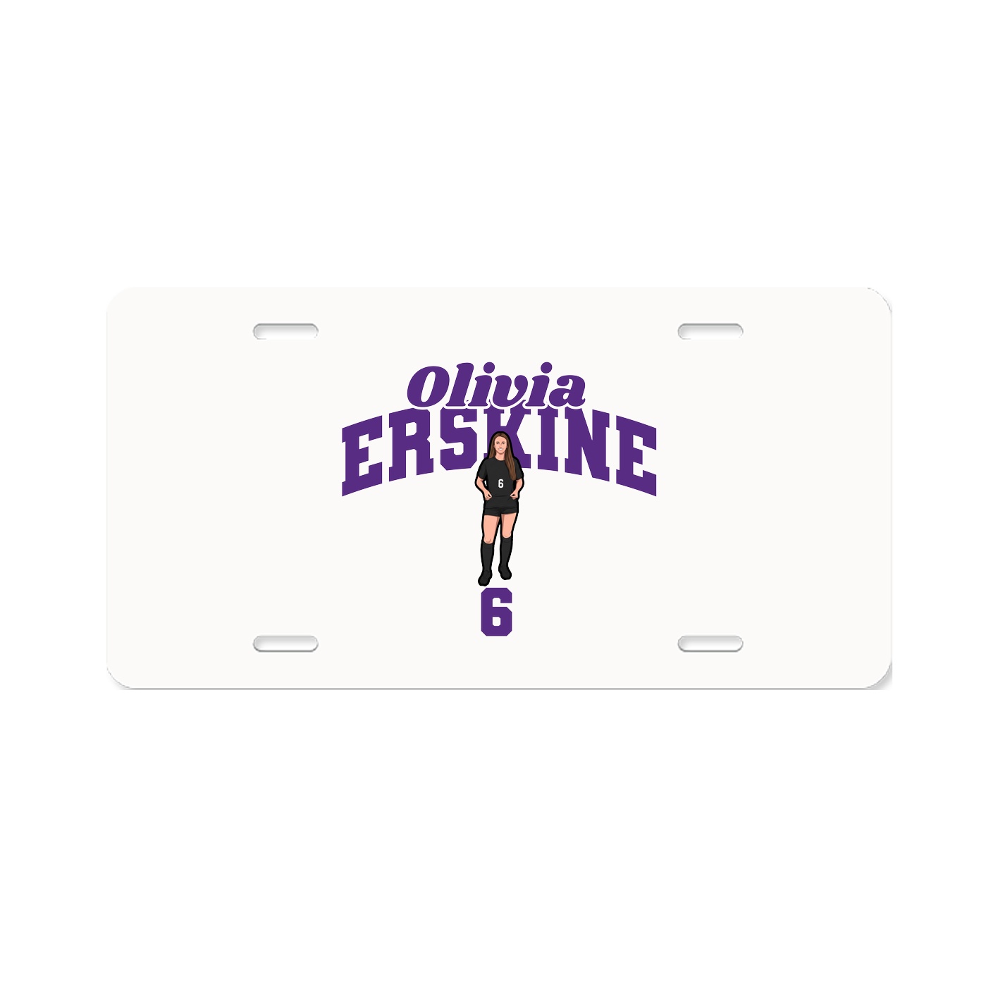 License Plate — Signature Arch in Classic