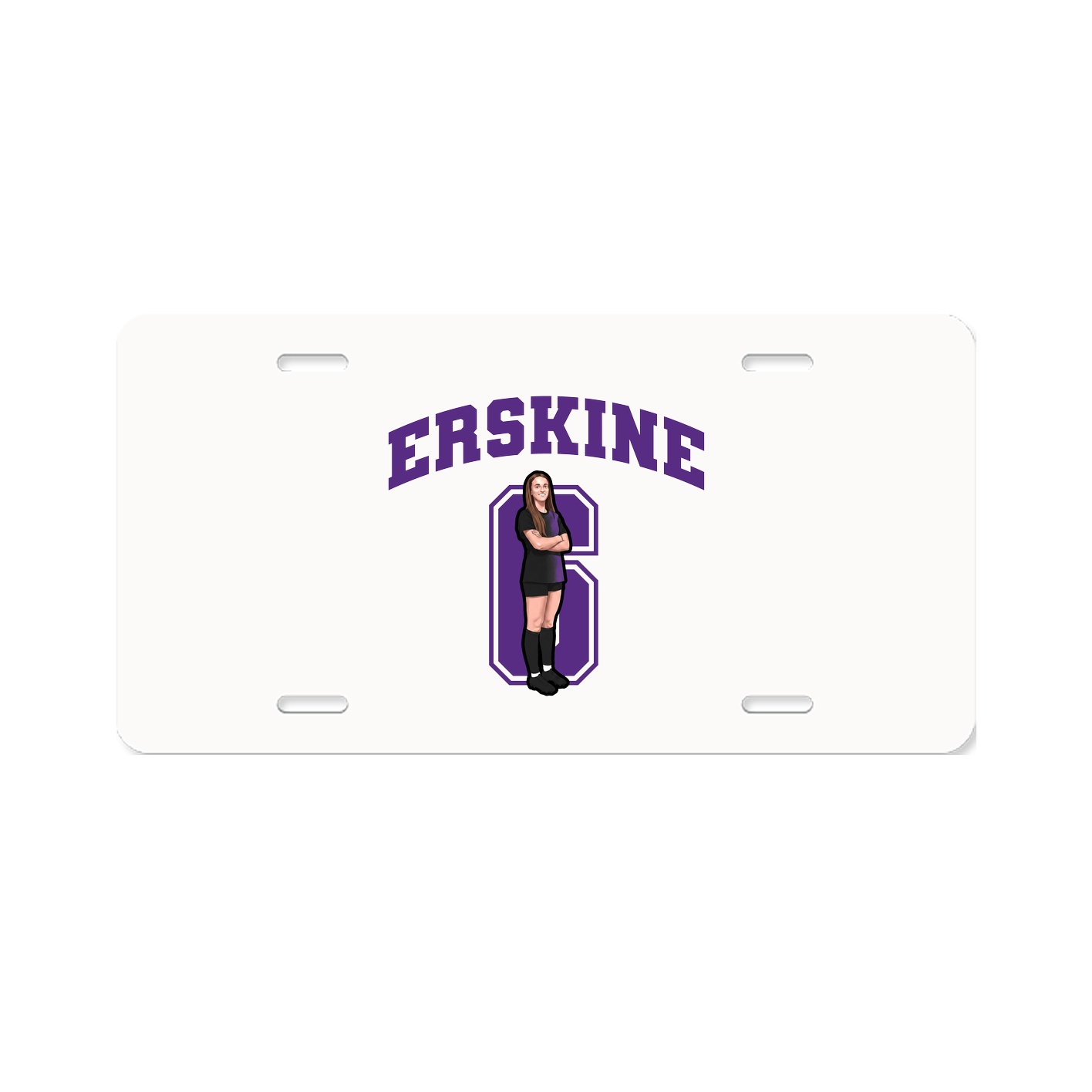 License Plate — Number in Classic