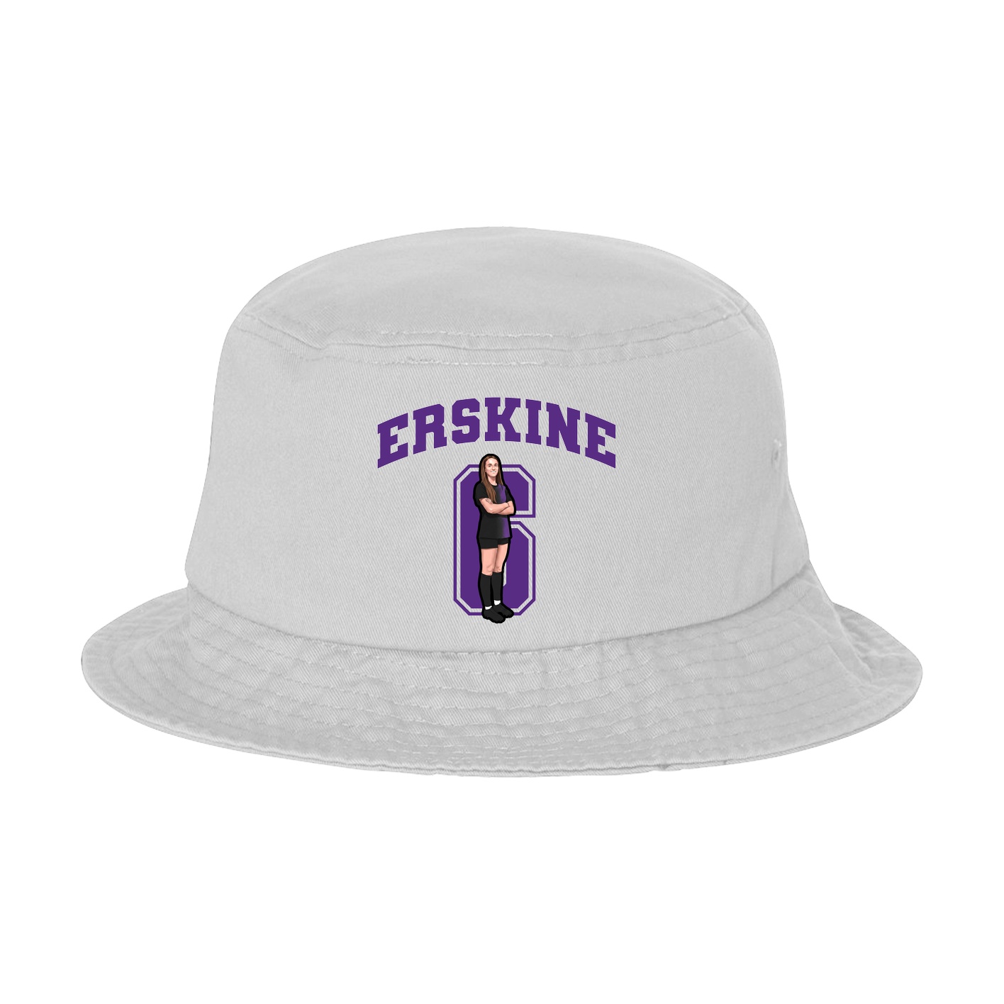 Bucket Cap — Number in White