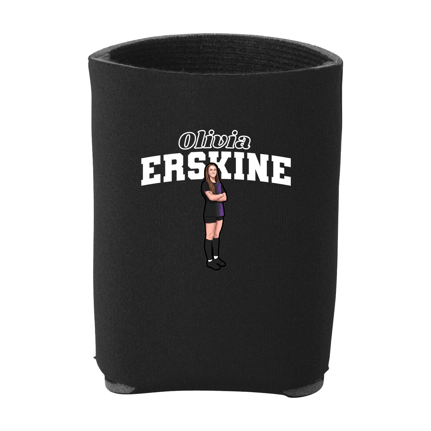 Can Holder — Name Arch in Black