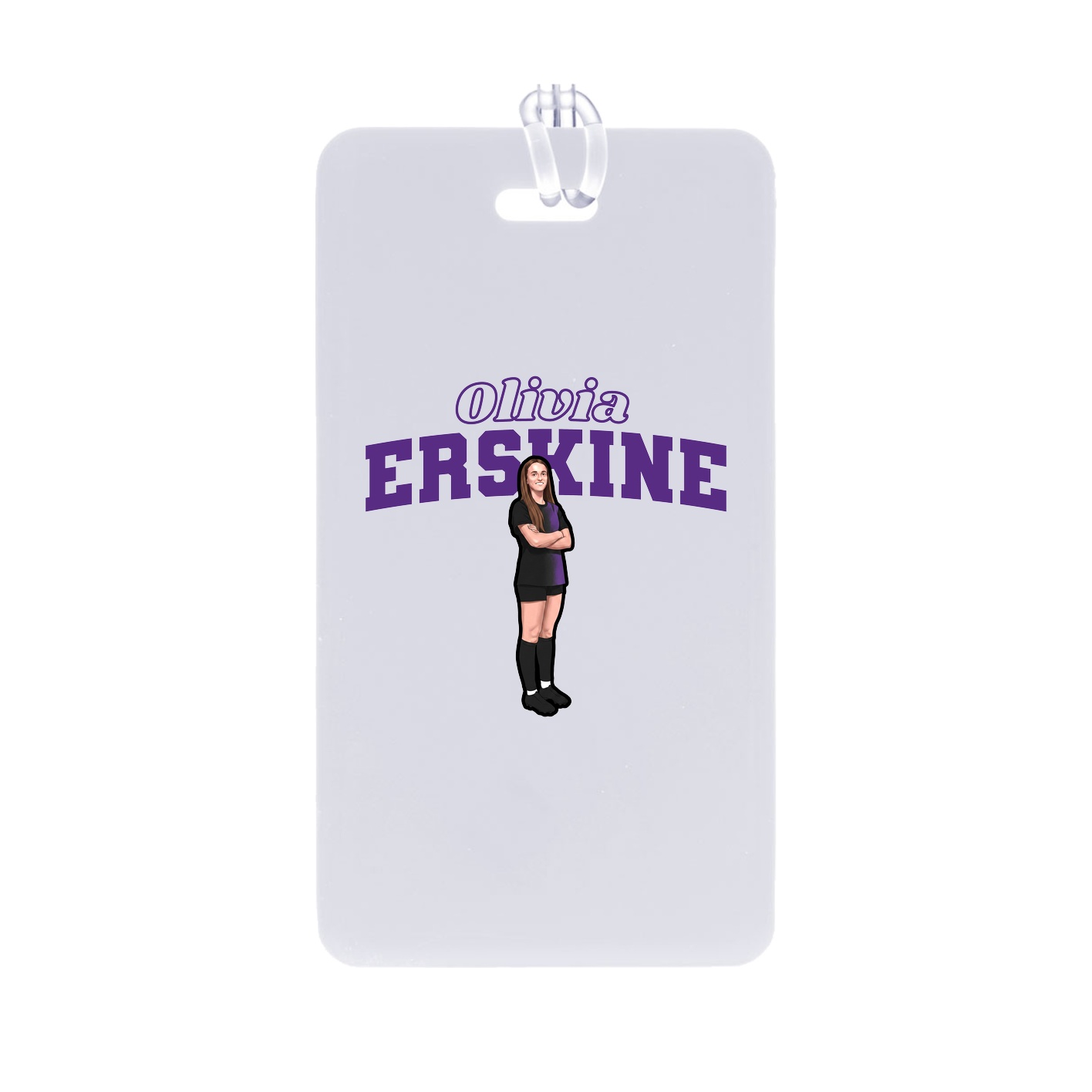 Bag Tag — Name Arch in Classic