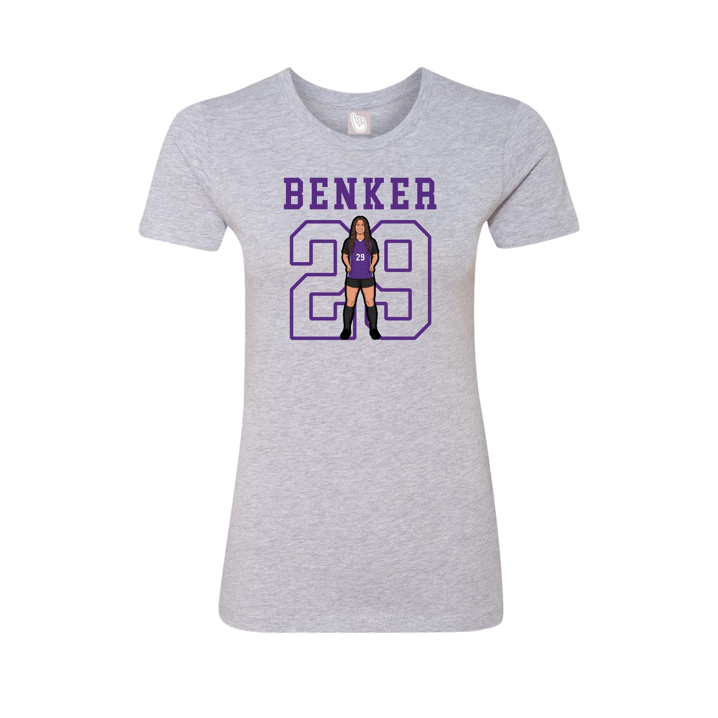 Fitted Women's Tee — Shirsey in Grey