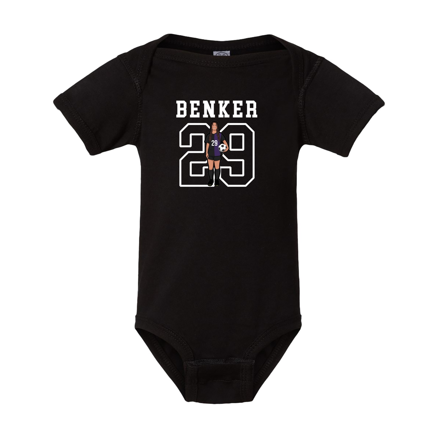 Baby Onesie — Shirsey in Black