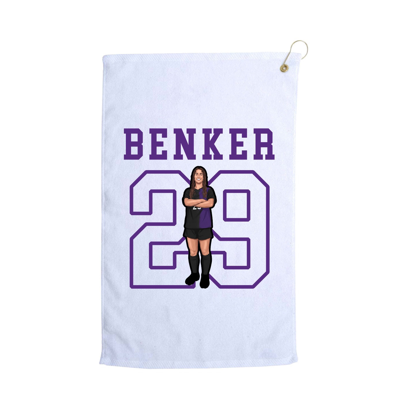 Golf Towel — Shirsey in White