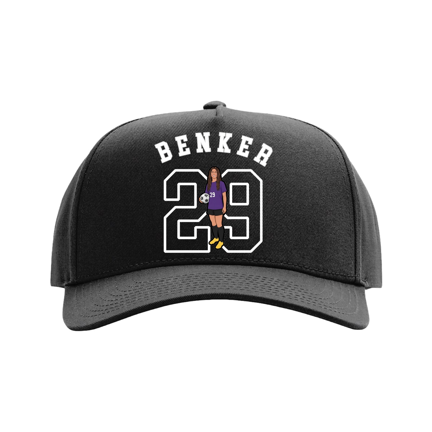 Full Fabric Five-Panel Champ Cap