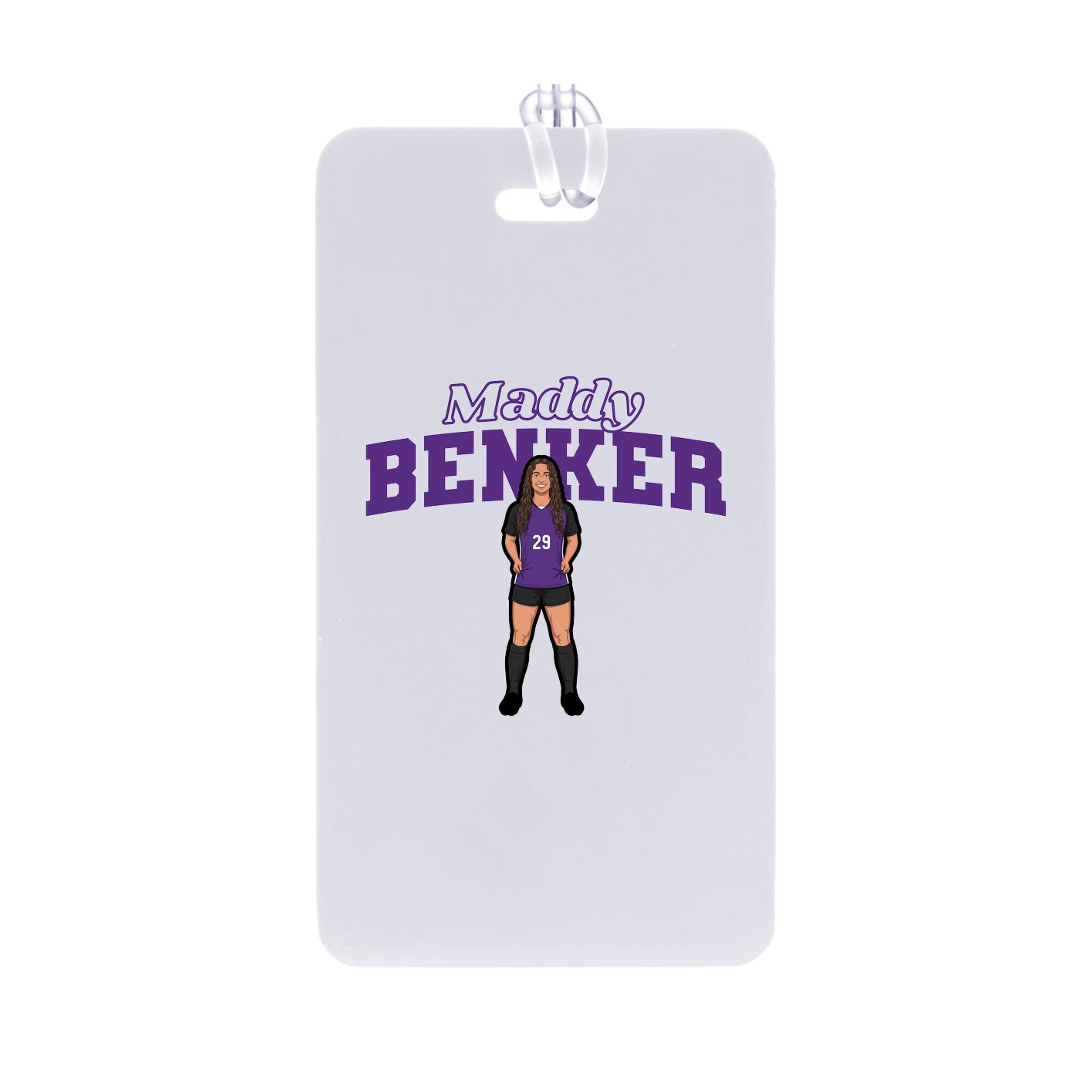 Bag Tag — Name Arch in Classic