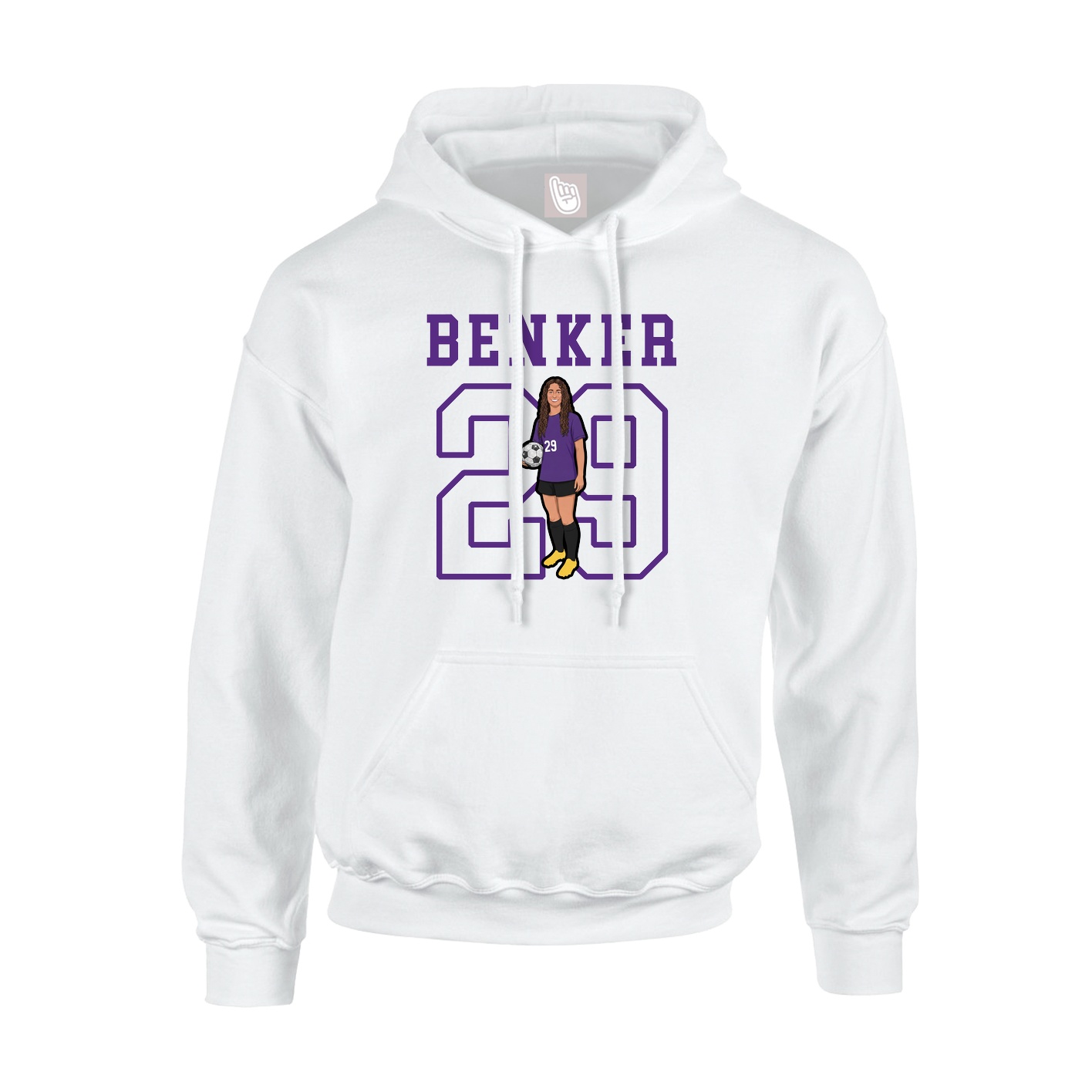Youth Hoodie — Shirsey in White