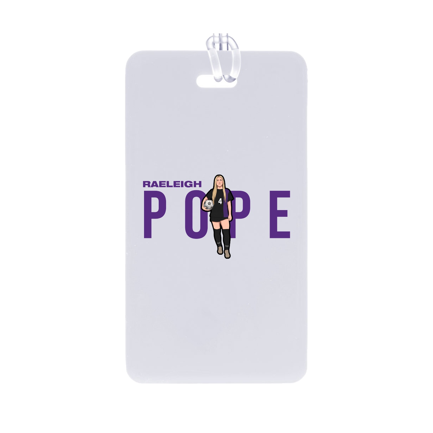 Bag Tag — Player Name in Classic