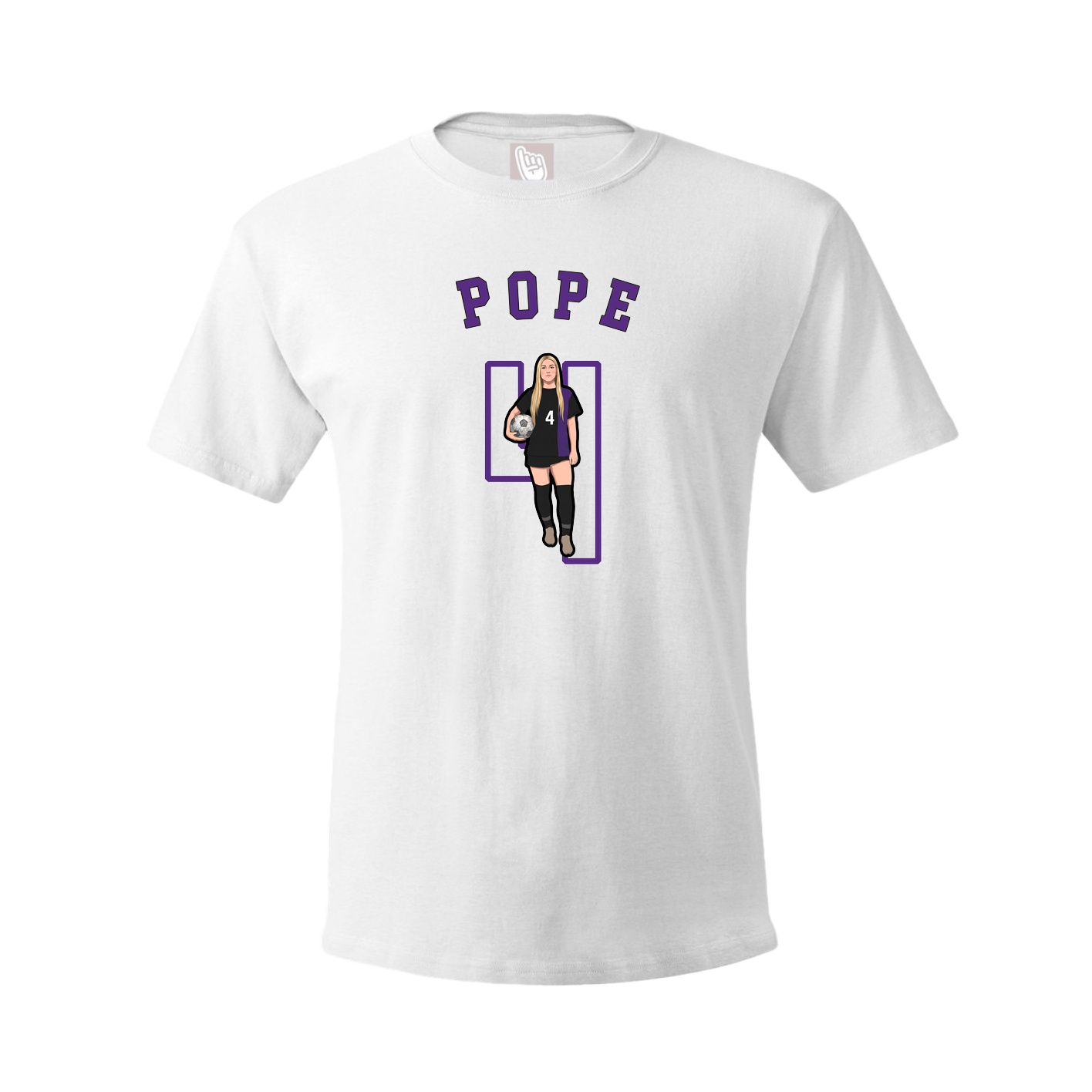 Youth Tee — Shirsey Arch in White