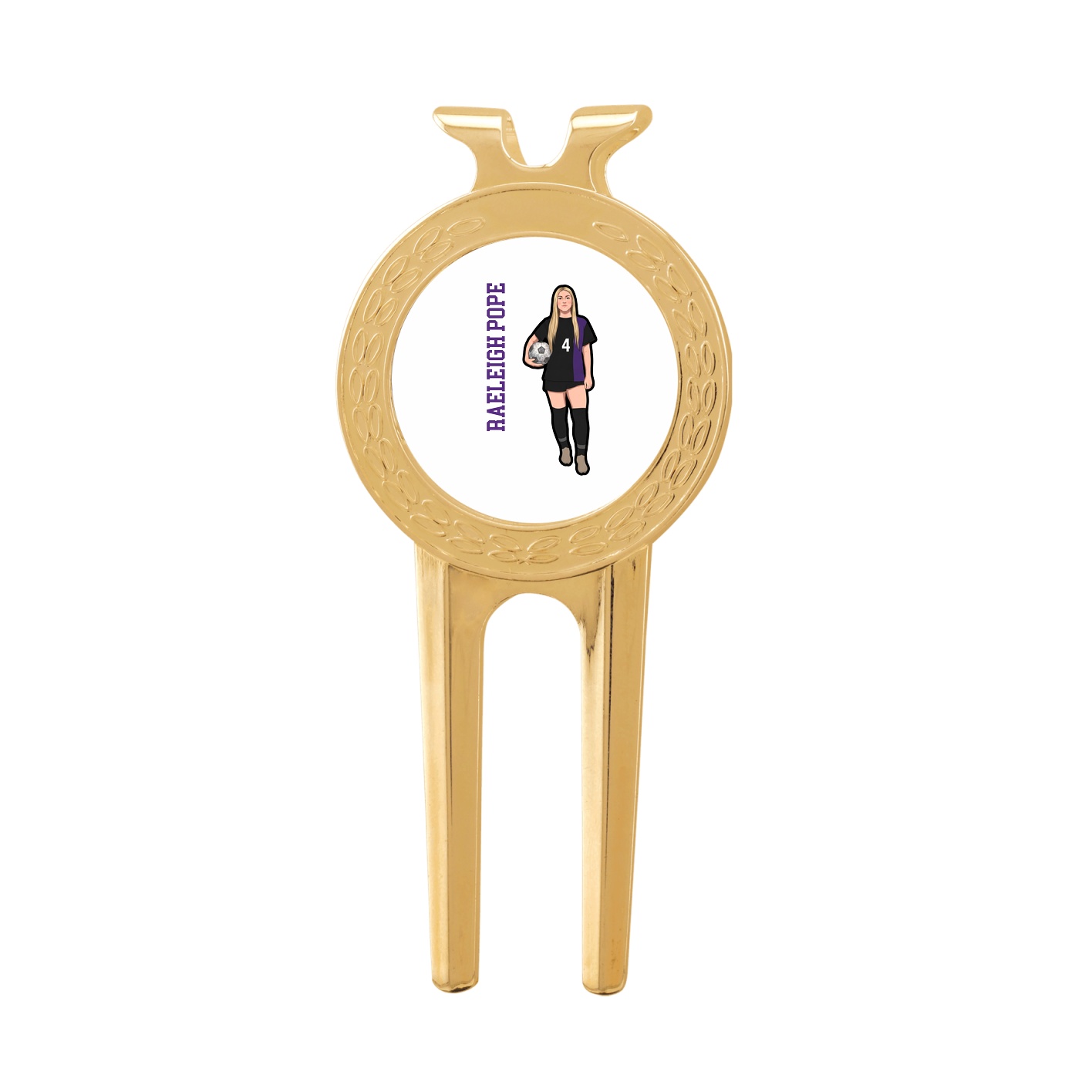 Divot Tool with Ball Marker — Name Vertical in Classic