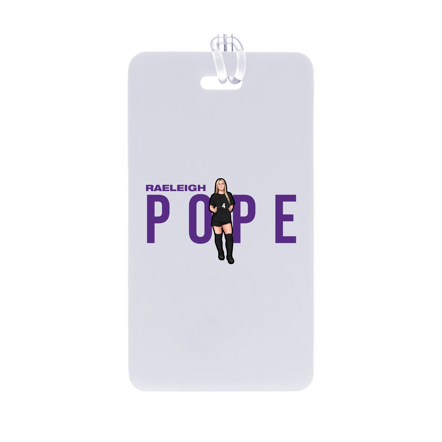Bag Tag — Player Name in Classic