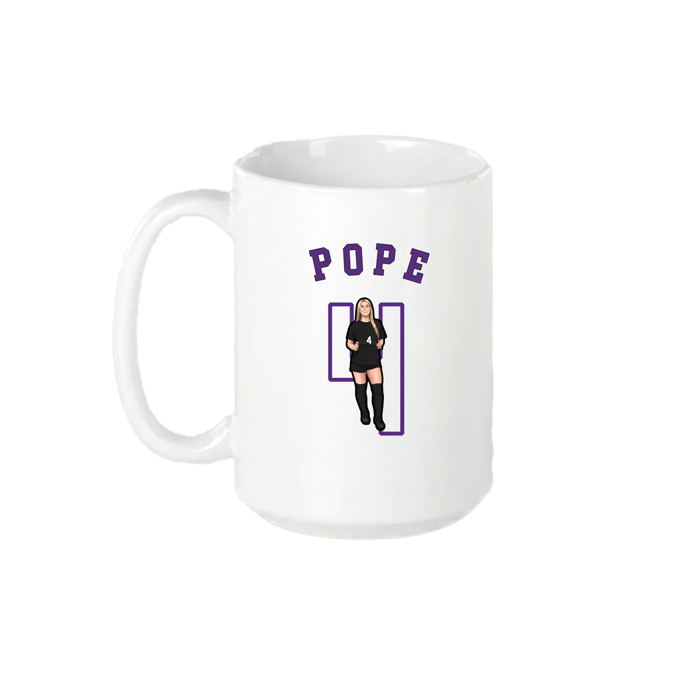 15oz Coffee Mug — Shirsey Arch in White