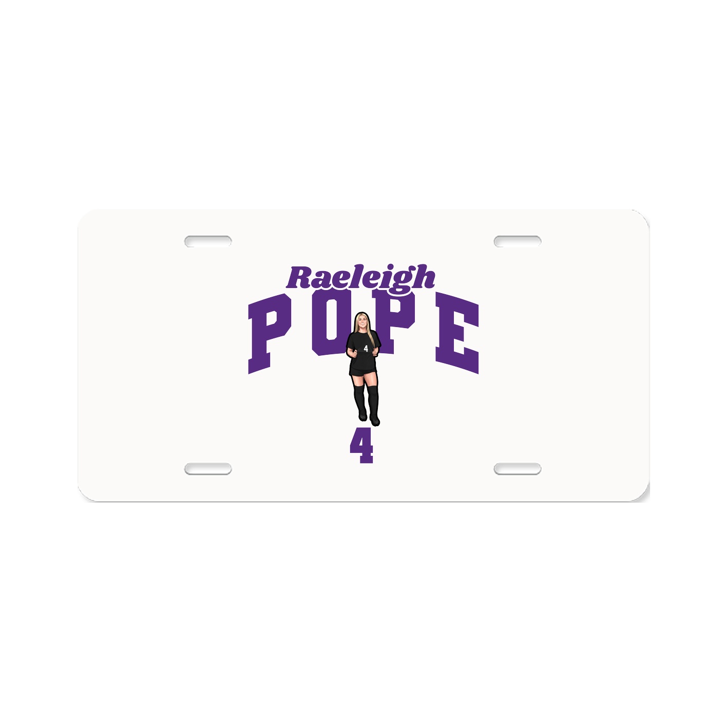 License Plate — Signature Arch in Classic