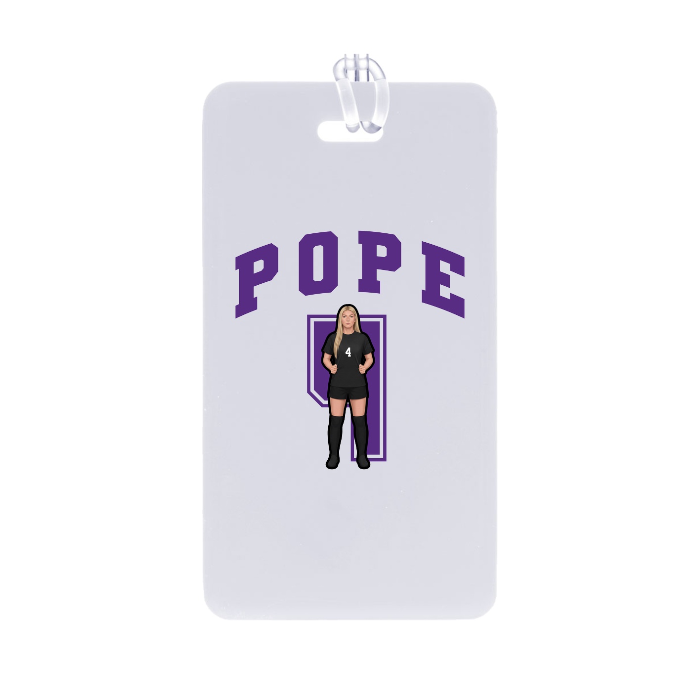 Bag Tag — Number in Classic