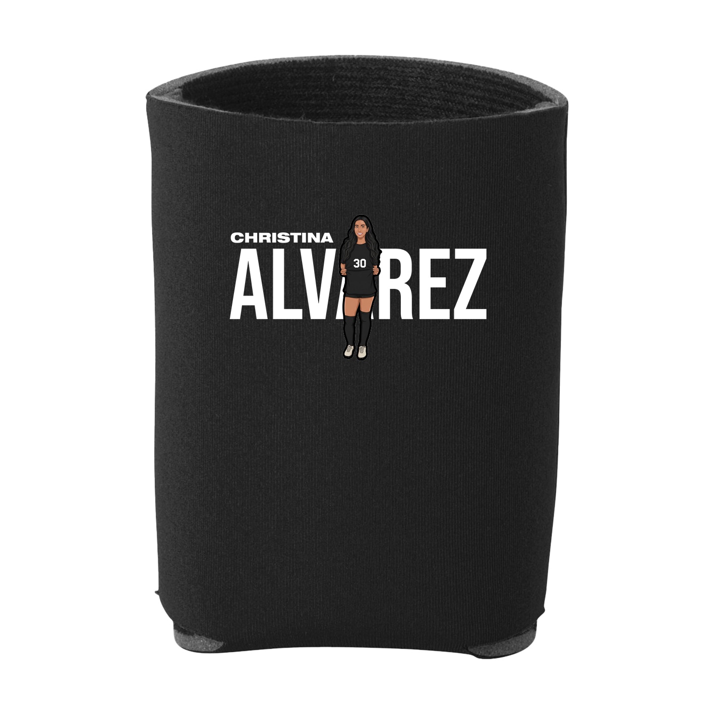 Can Holder — Player Name in Black