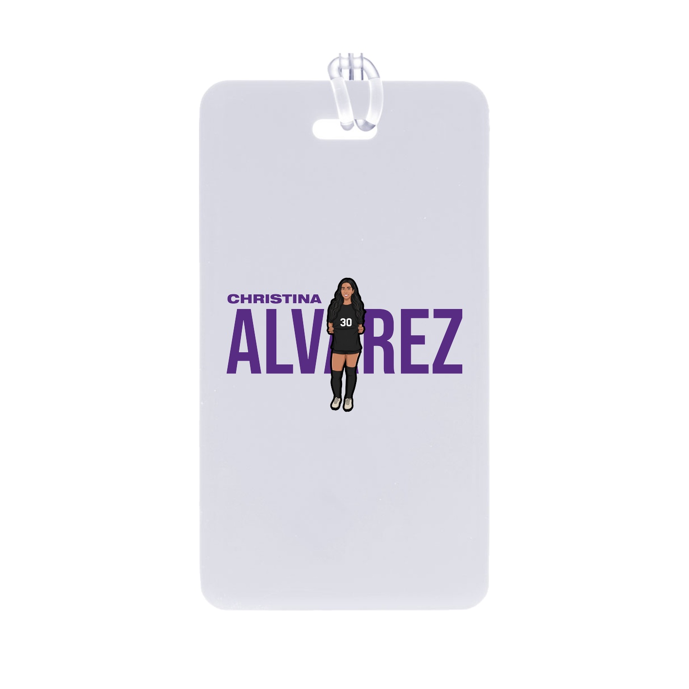 Bag Tag — Player Name in Classic