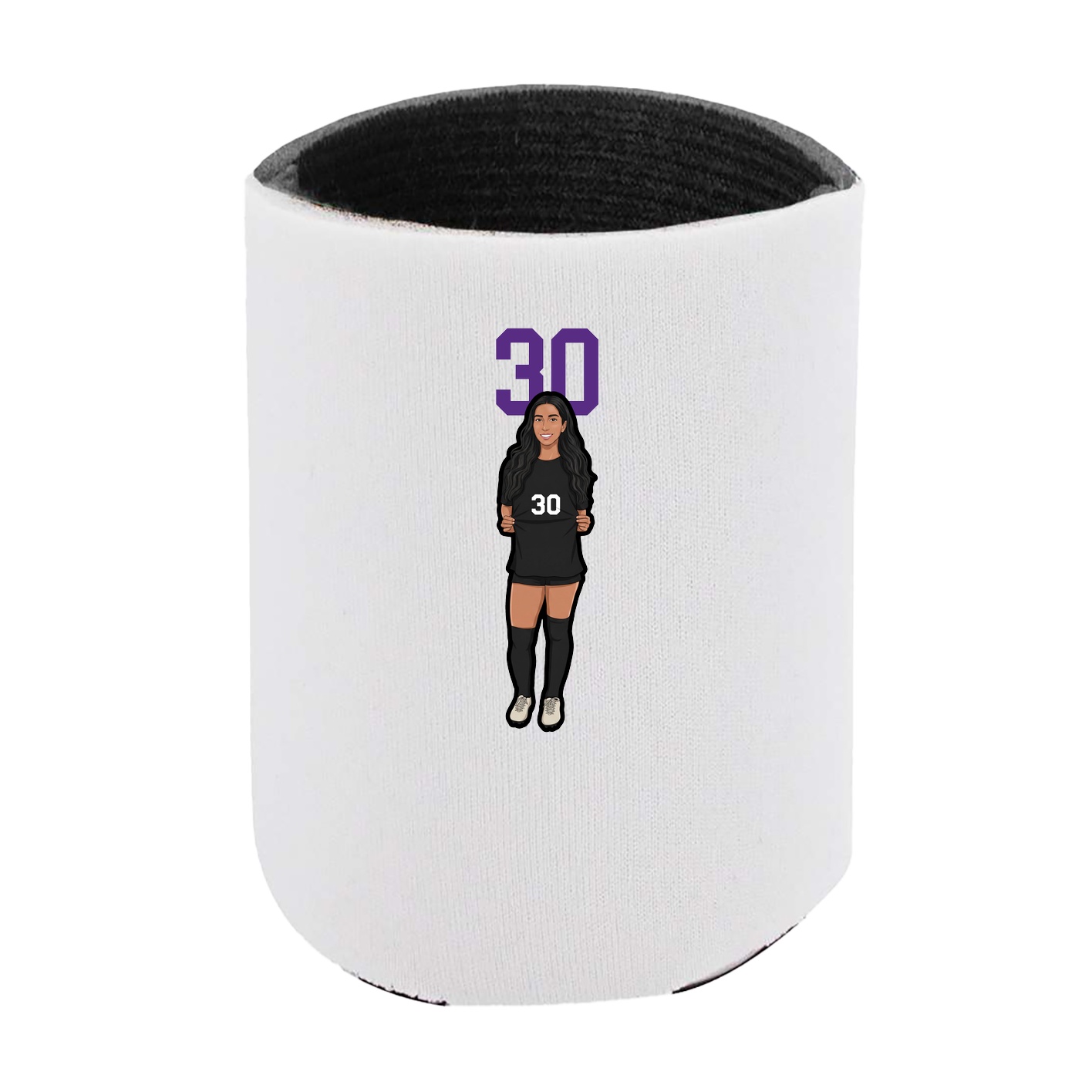 Can Holder — Number Top in White