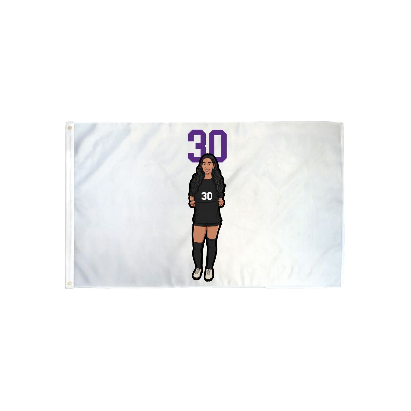 3x5 Flag — Number Top in Classic