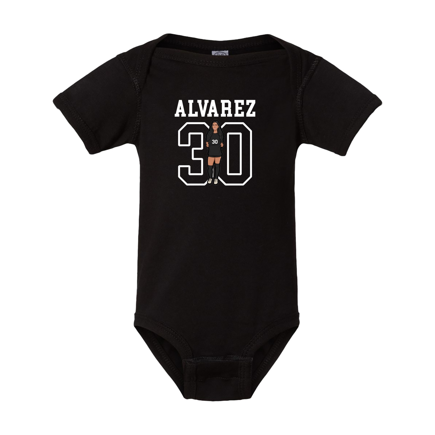Baby Onesie — Shirsey in Black